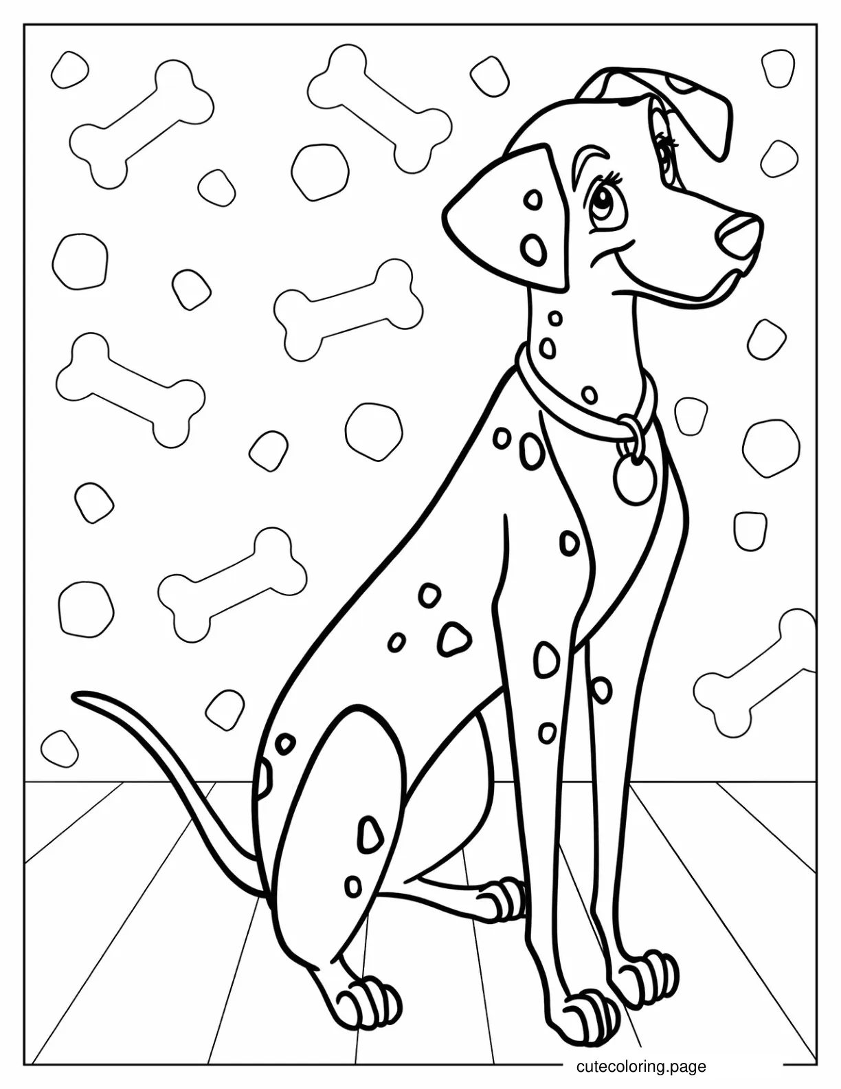 Coloring Sheet Of Perdita coloring page