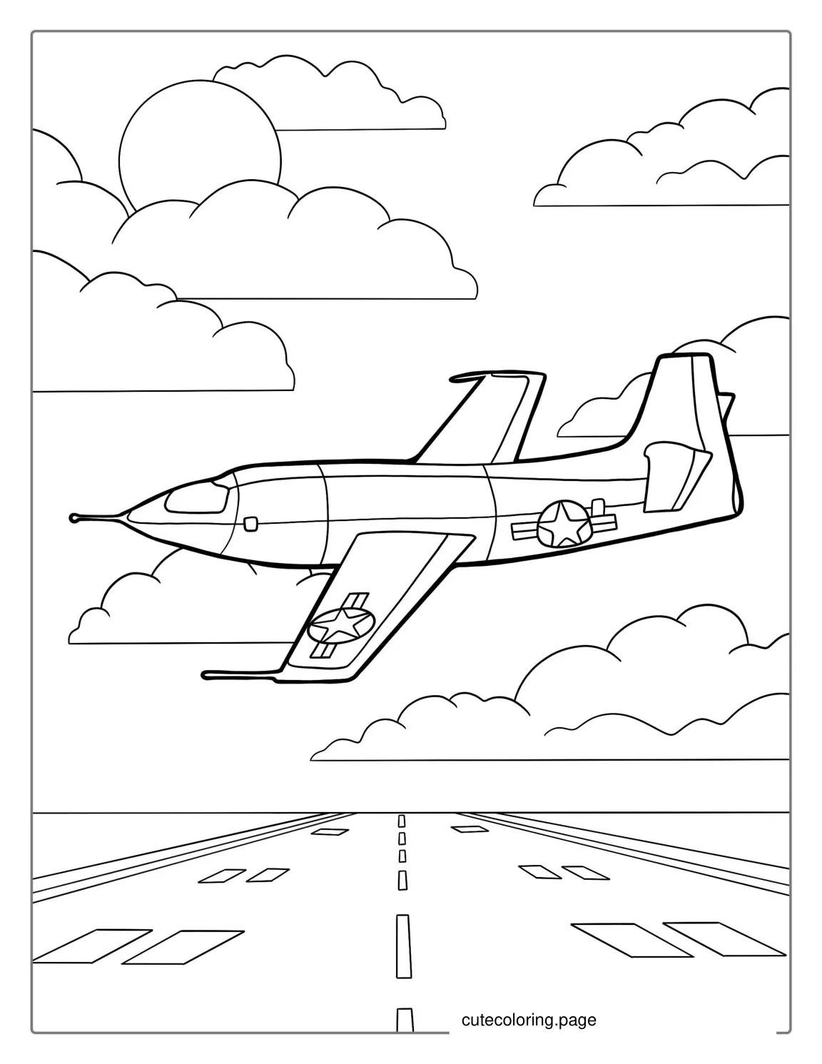 Bell X 1 Test Plane Coloring Page coloring page