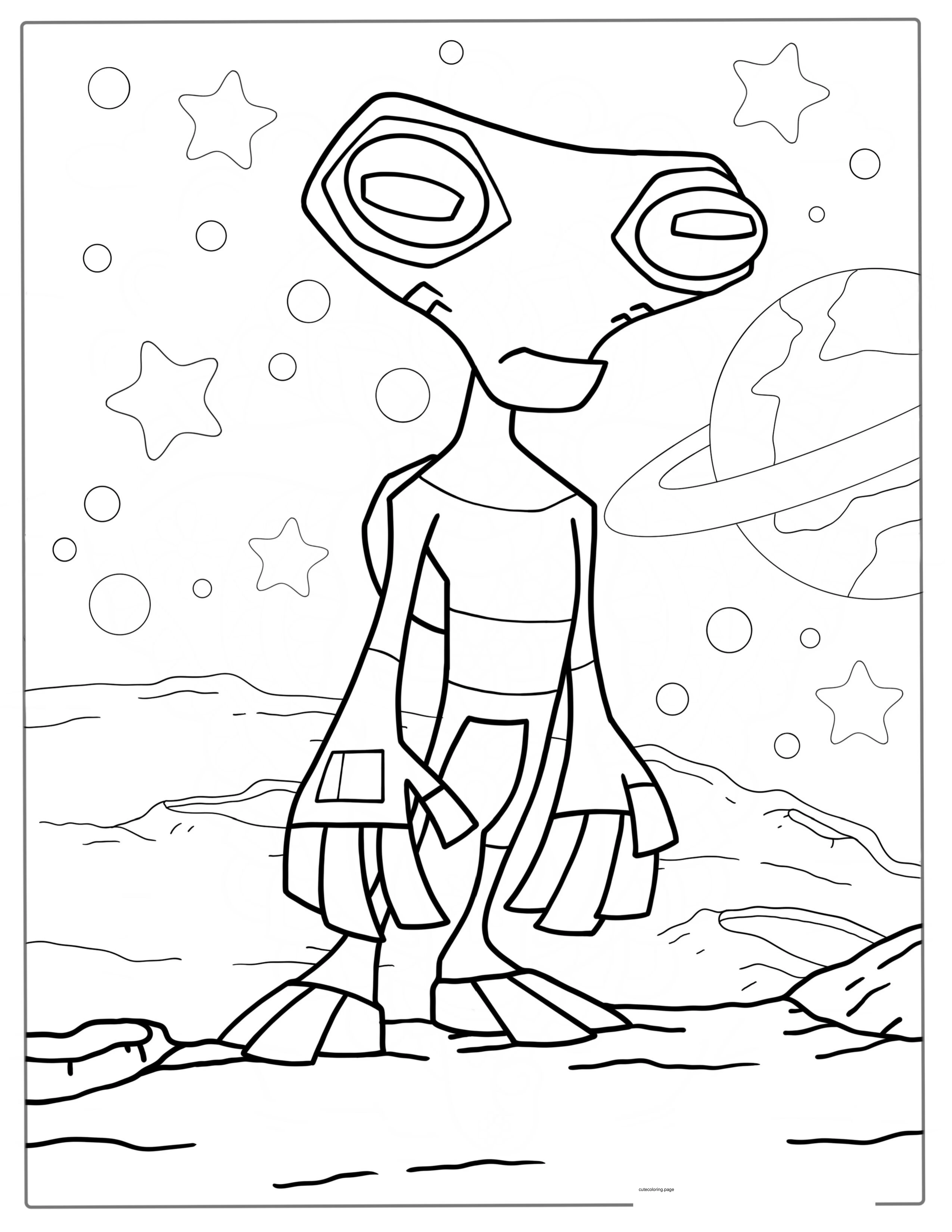 Ben 10 Alien Coloring Page_ coloring page