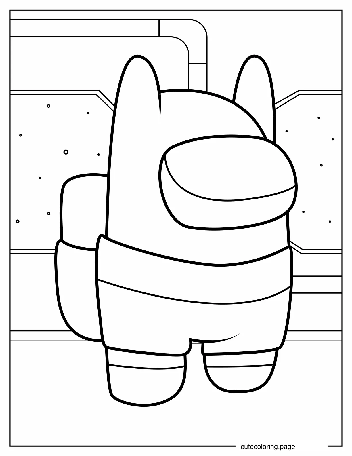 Among Us Adventure Time Coloring In coloring page