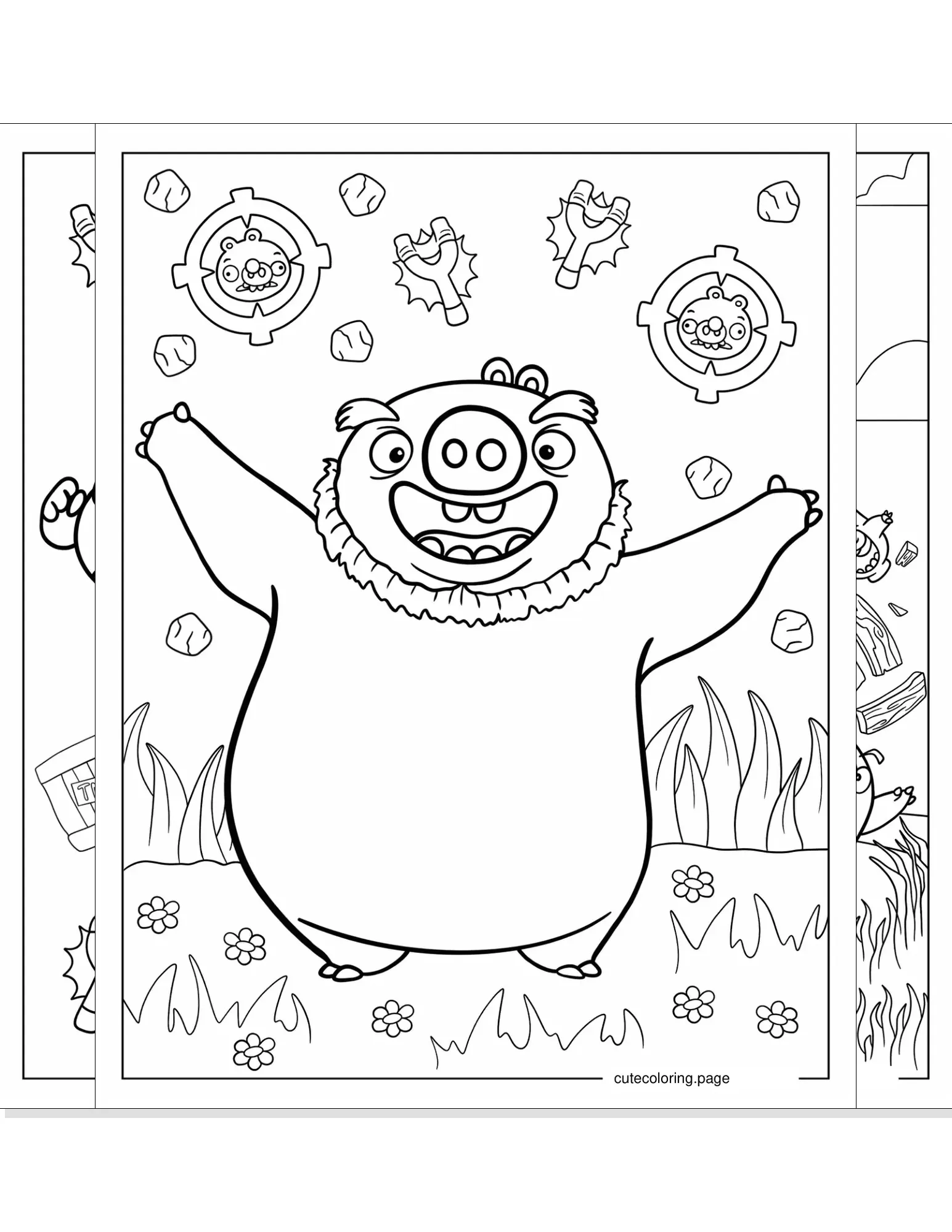 angry birds coloring pages coloring page