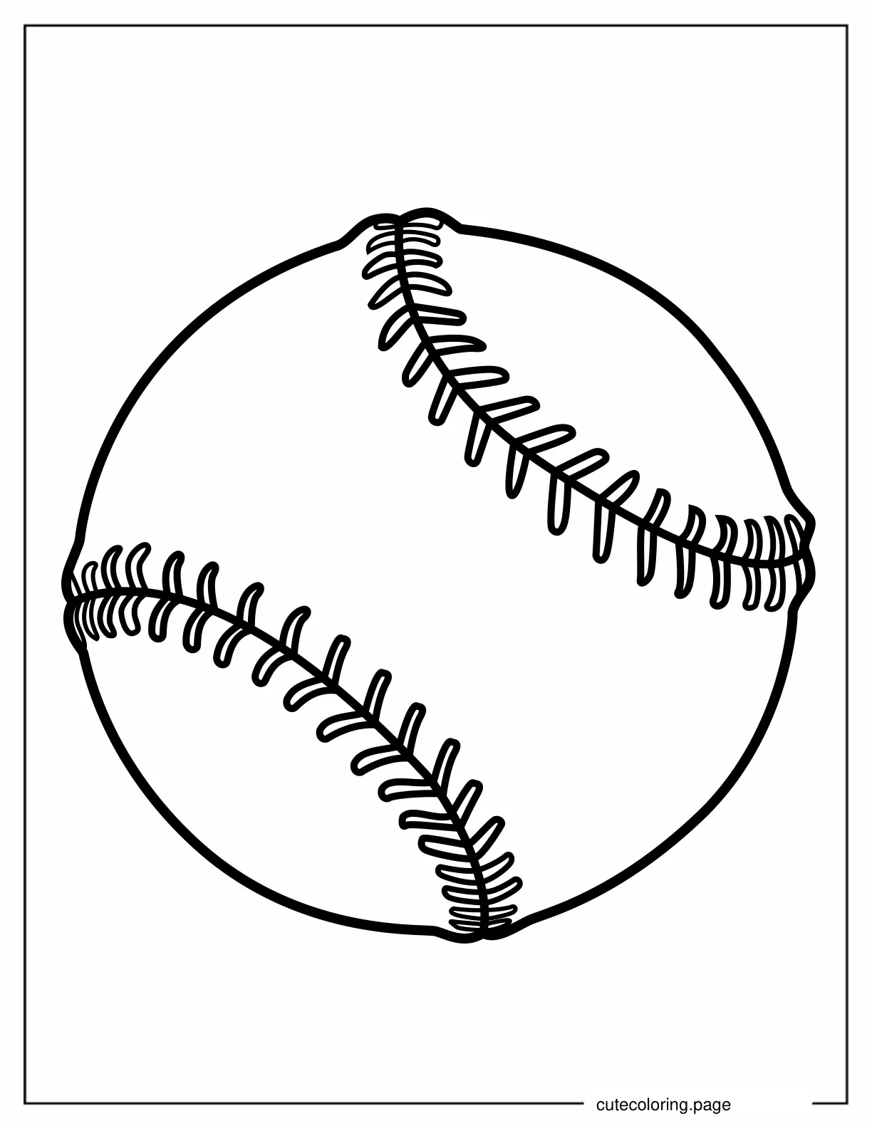 Baseball Coloring Page coloring page