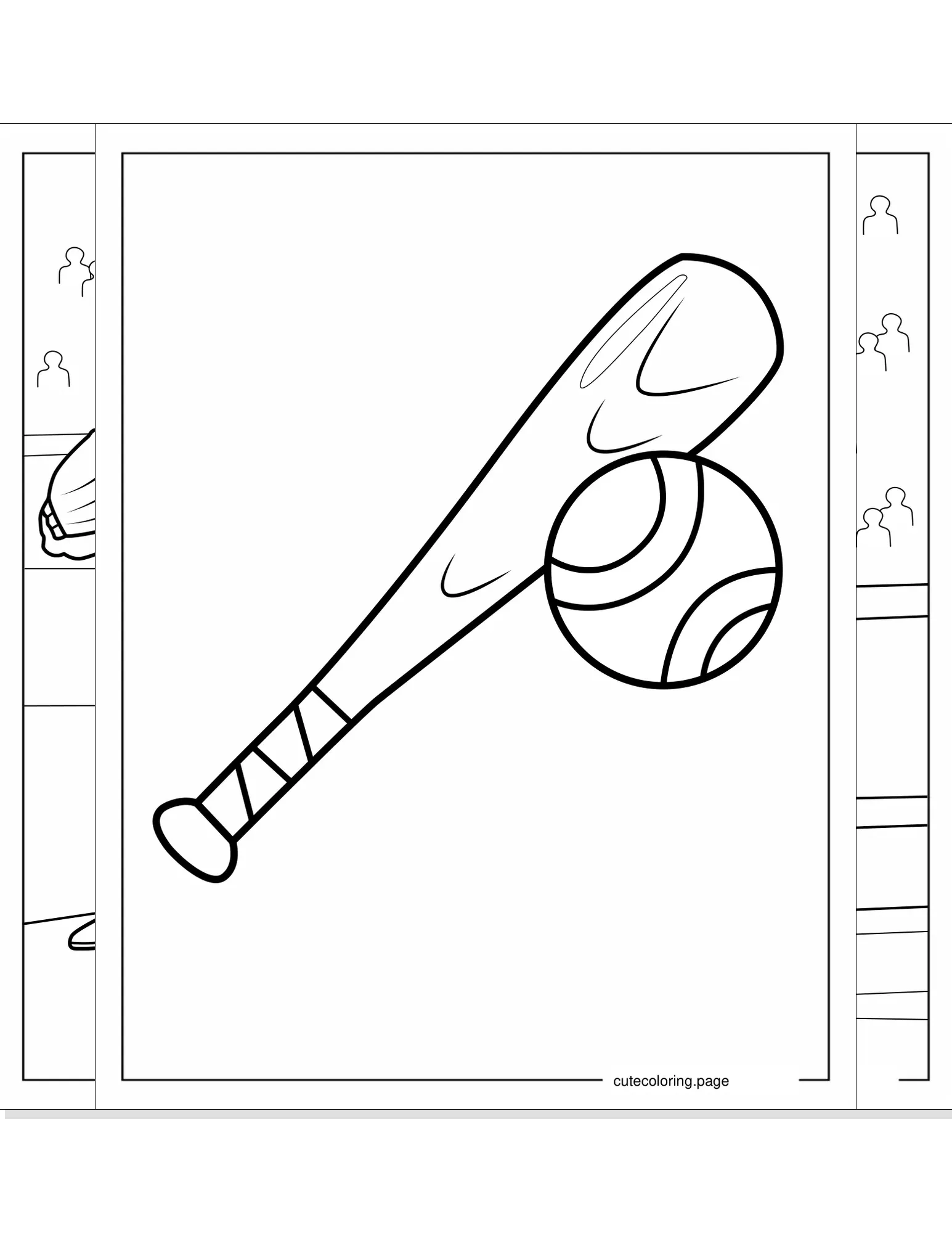 baseball coloring pages coloring page