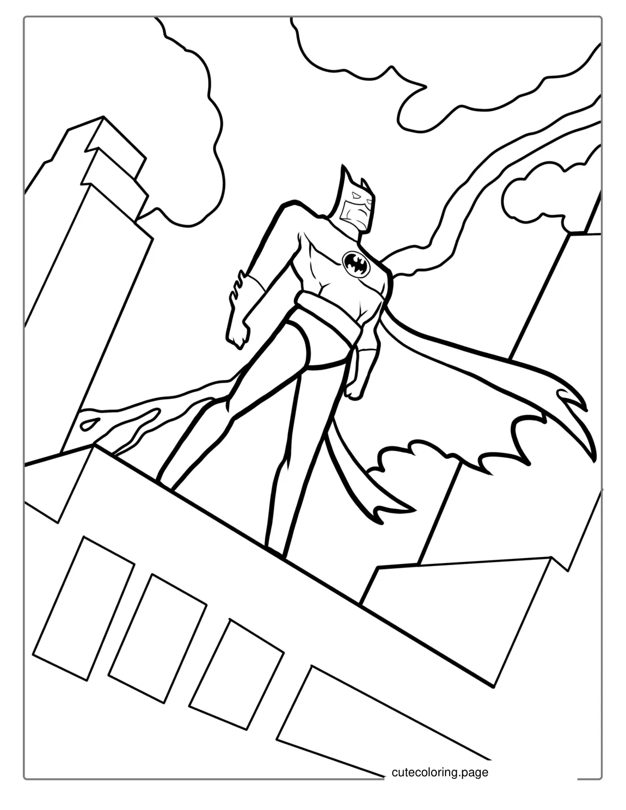 Batman_ The Animated Series Coloring Page coloring page