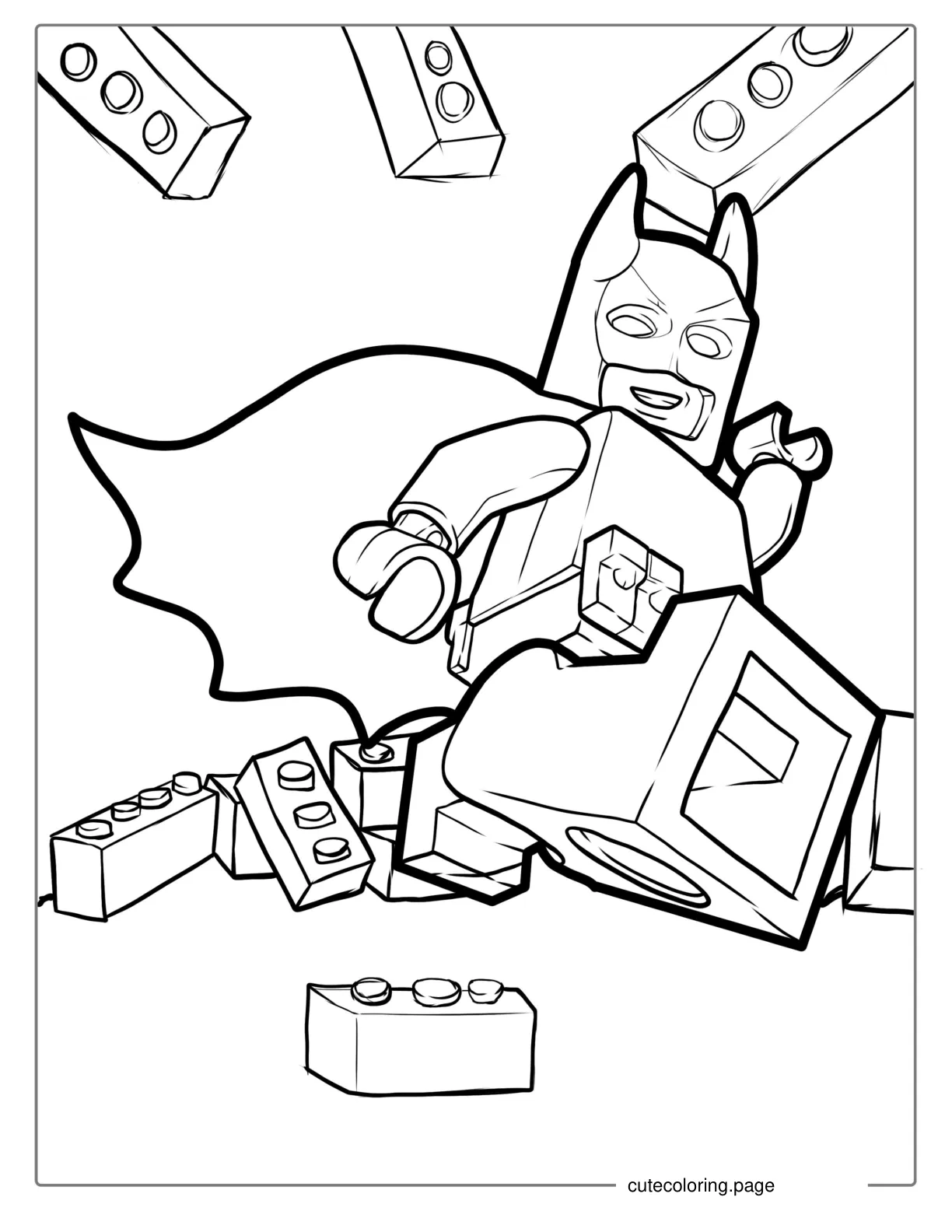 Lego Batman Movie Coloring Sheet coloring page