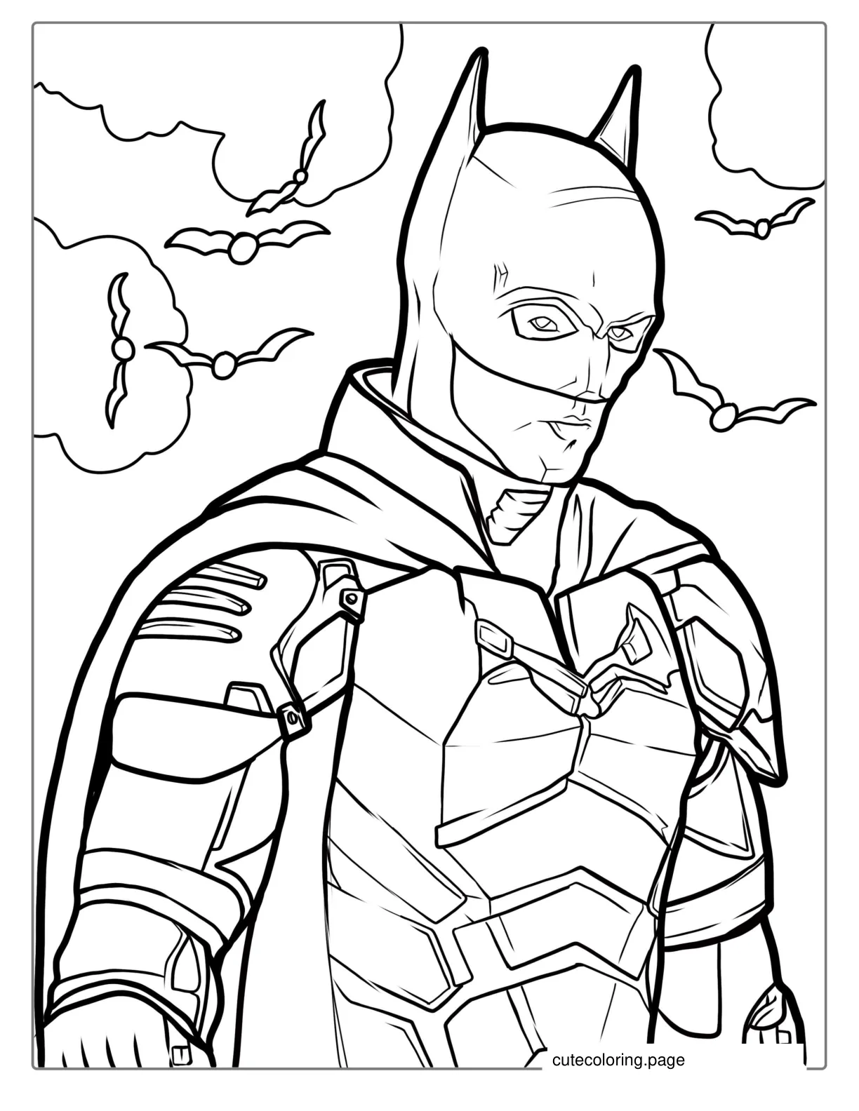 The Batman Coloring Page coloring page