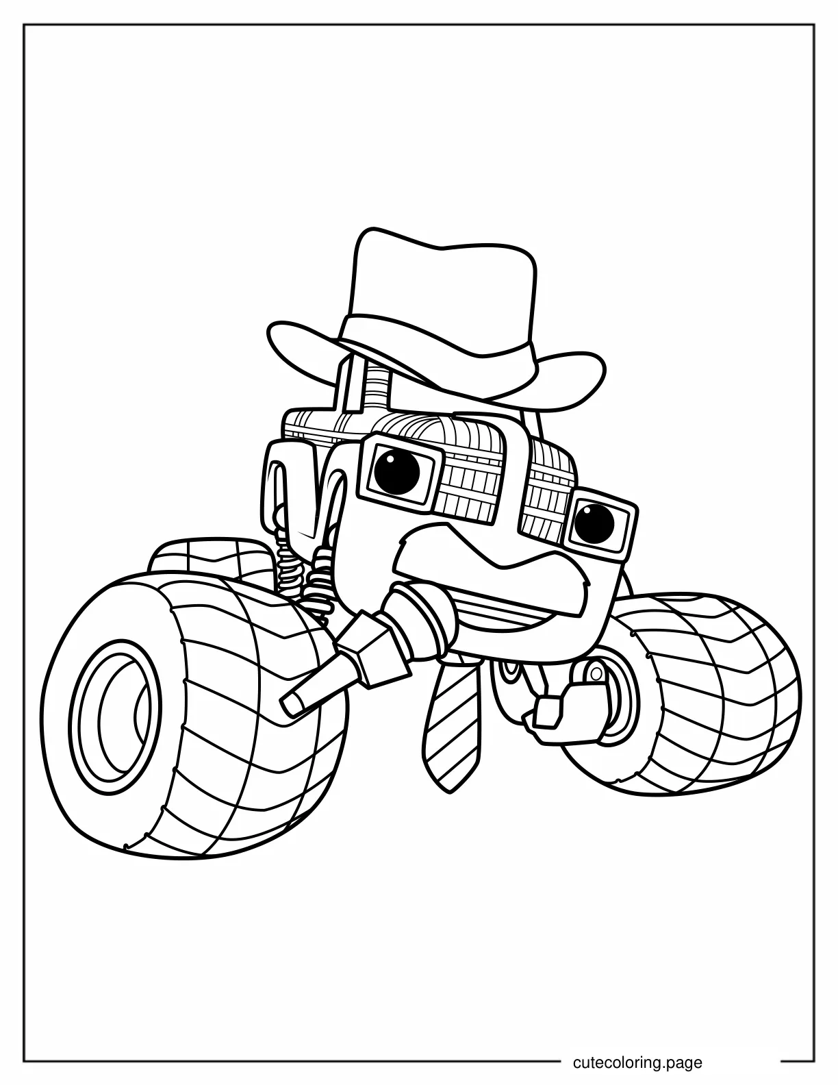 Simple Bump Bumperman to Color coloring page