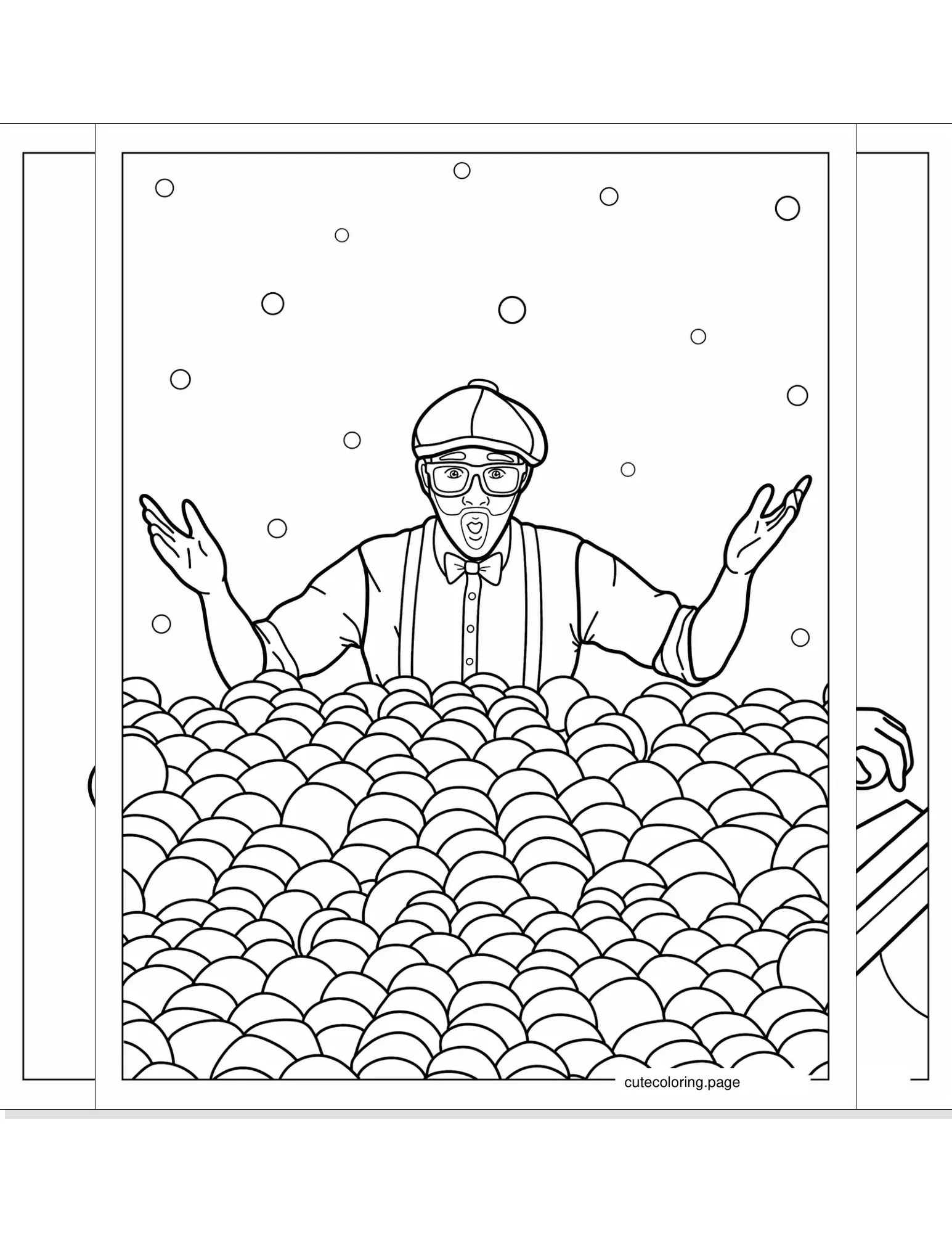 blippi coloring pages coloring page