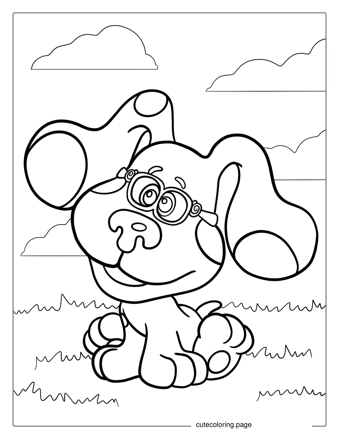 Magenta From Blue_s Clues Coloring Page For Kids coloring page