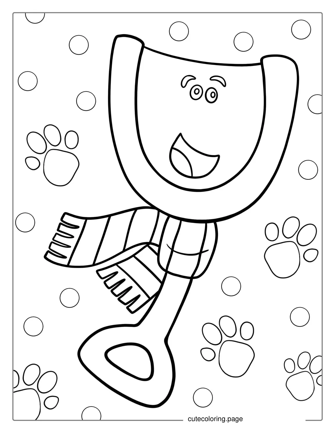 Shovel Character From Blue_s Clues Coloring Picture coloring page