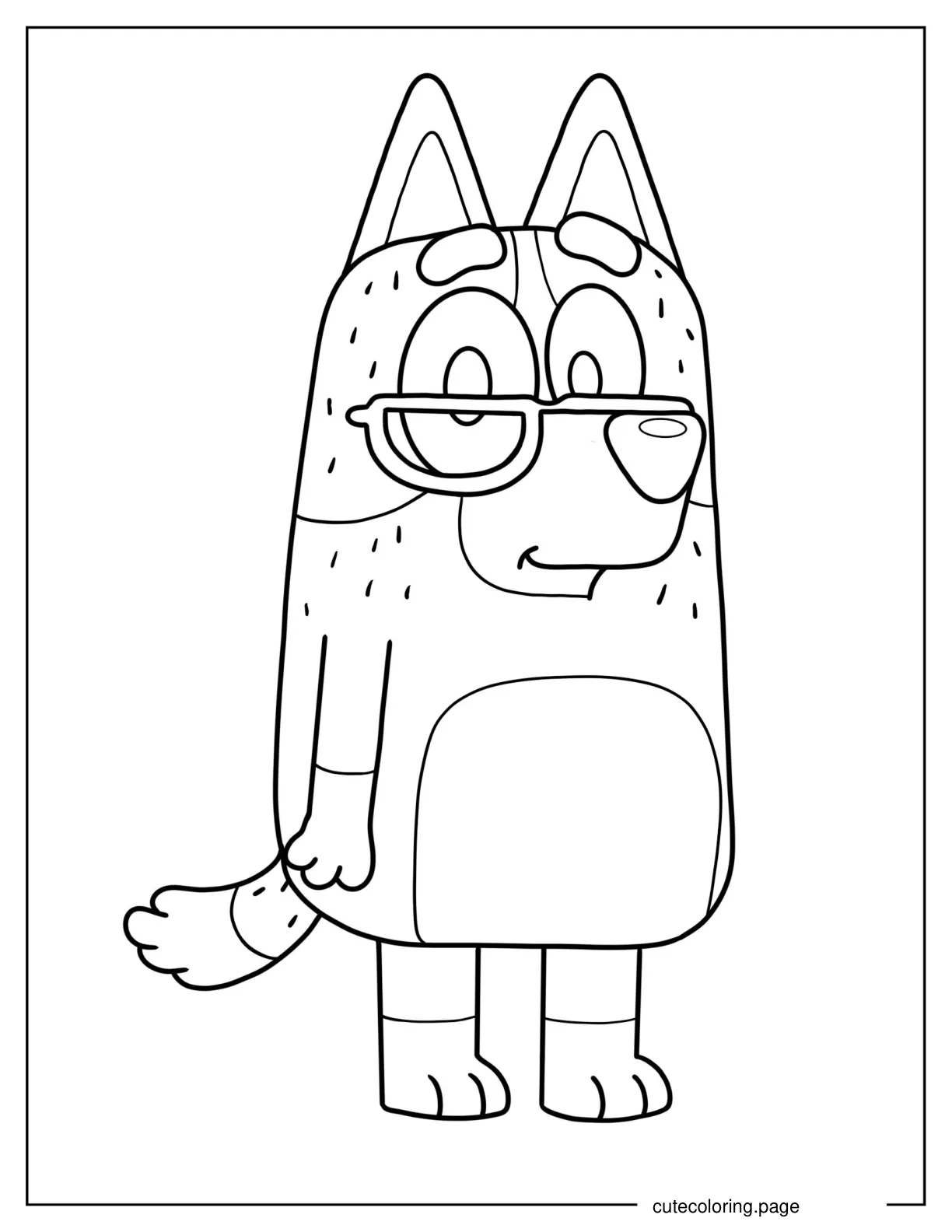 Bluey_s Grandad Bob coloring page