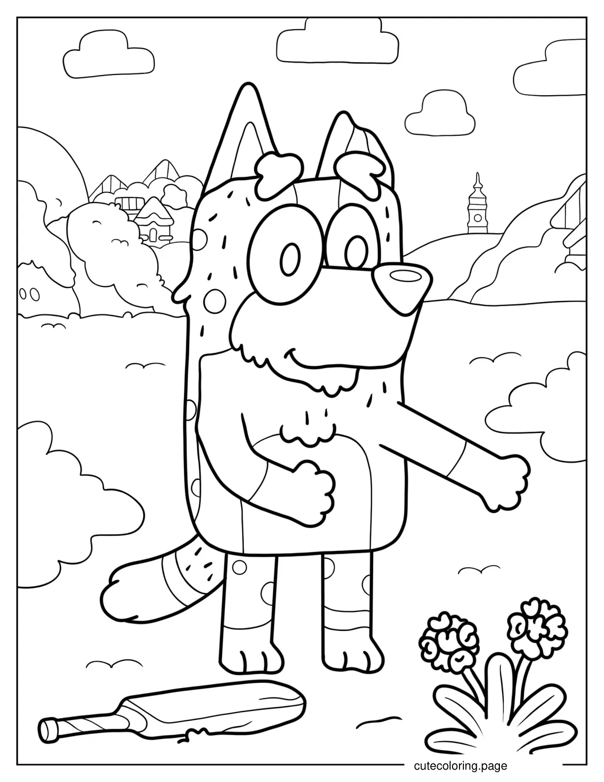 Bob Heeler In The Beach coloring page