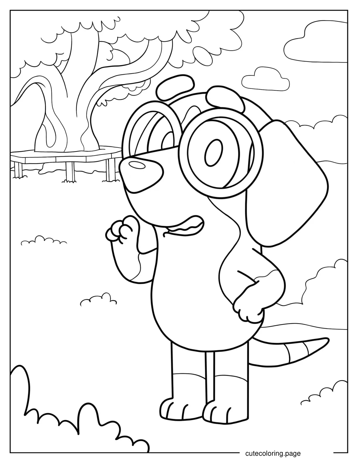 Cute Honey Coloring In For Preschoolers coloring page