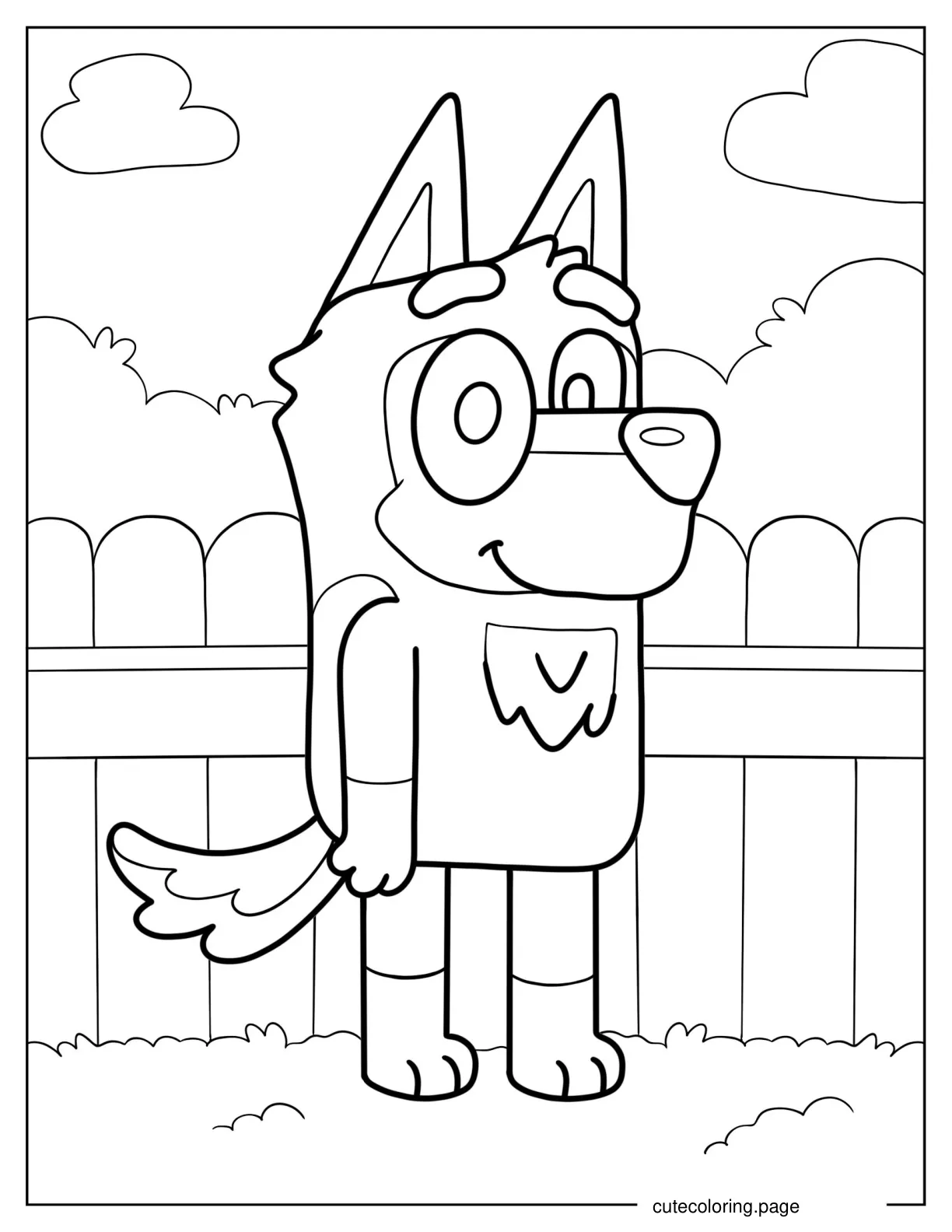 Easy Gruber Coloring In For Kids coloring page