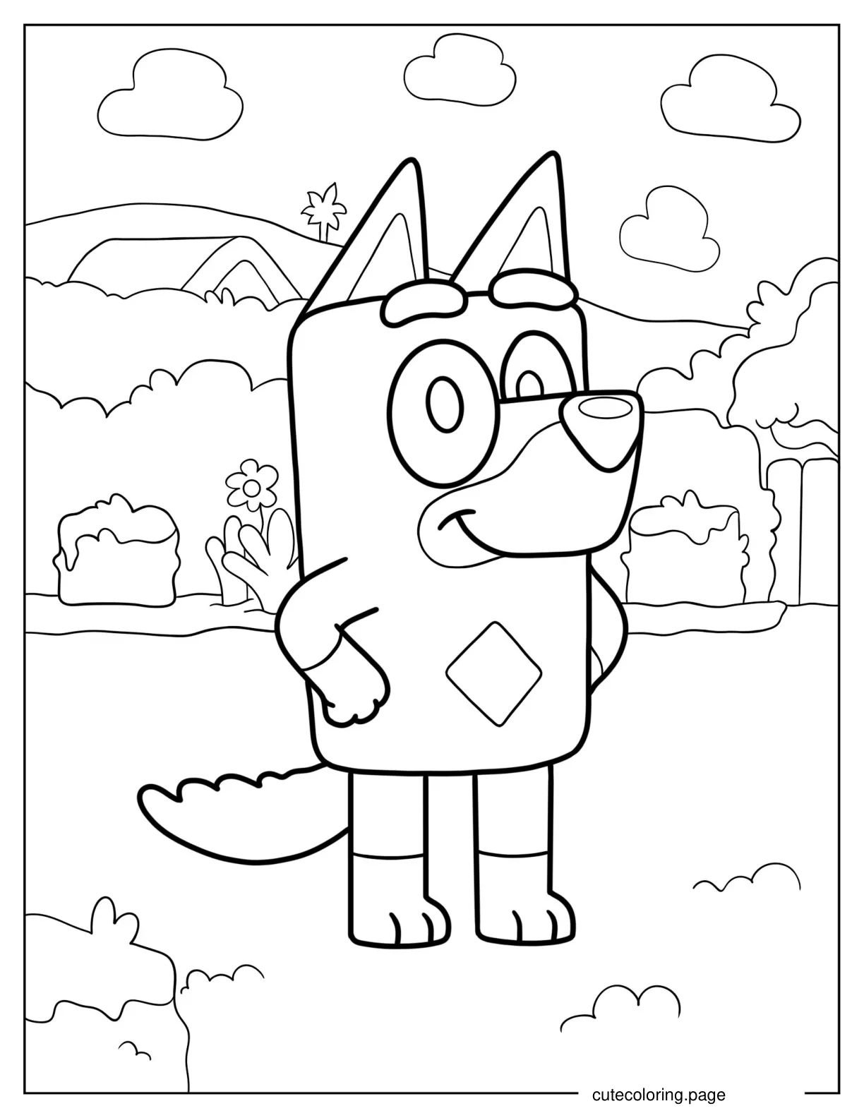 Rusty Coloring Sheet For Kids coloring page