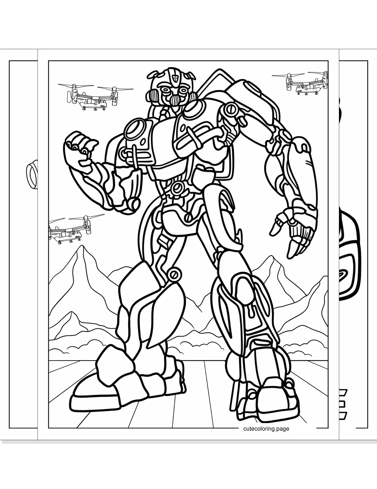 bumblebee coloring pages coloring page