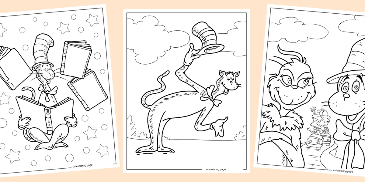 cat-in-the-hat-coloring-pages