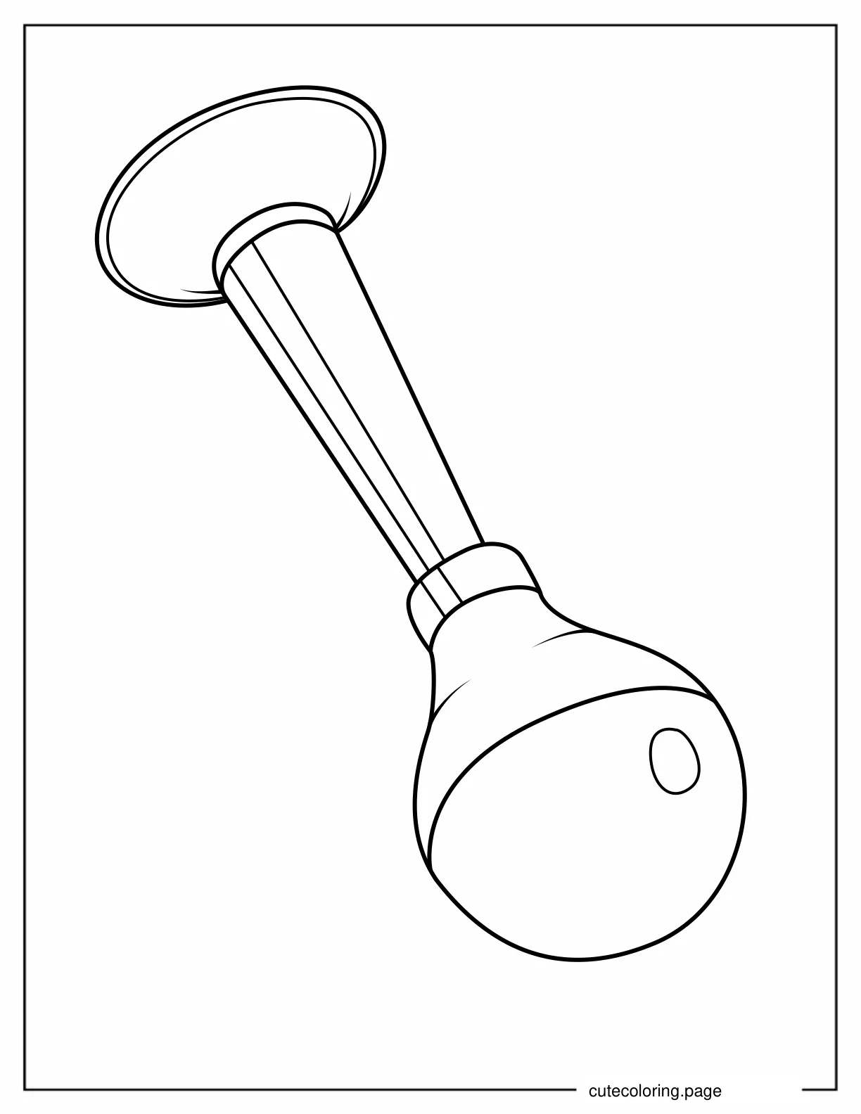 Outline of Clown Honk coloring page