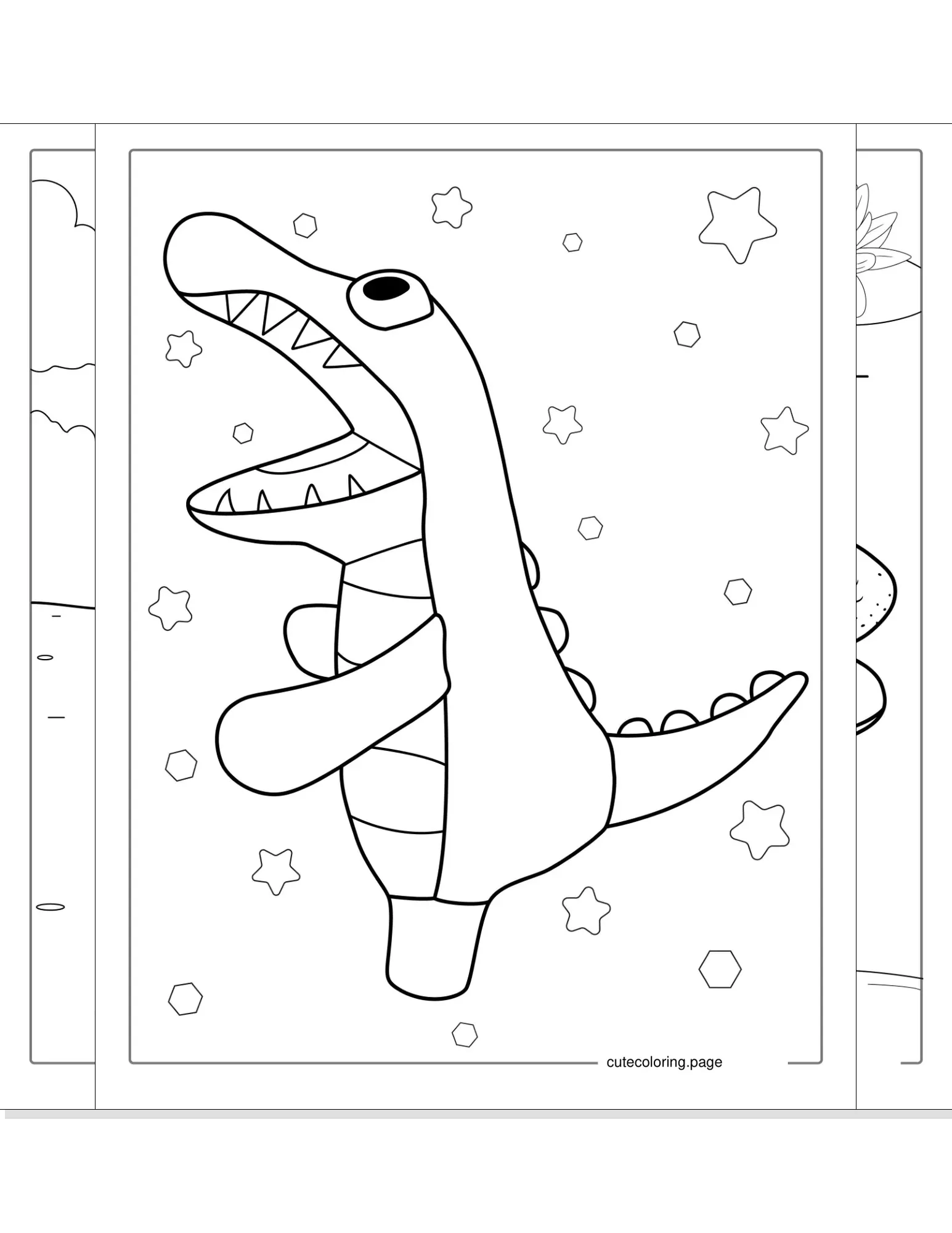 crocodile coloring pages coloring page