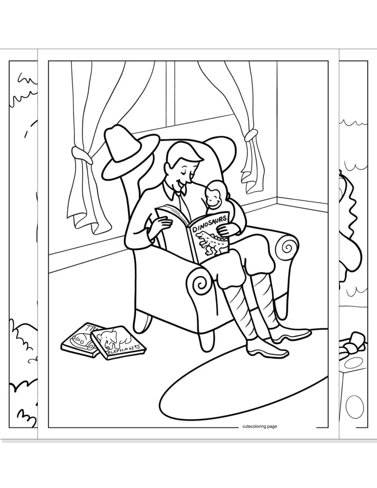 curious george coloring pages coloring page