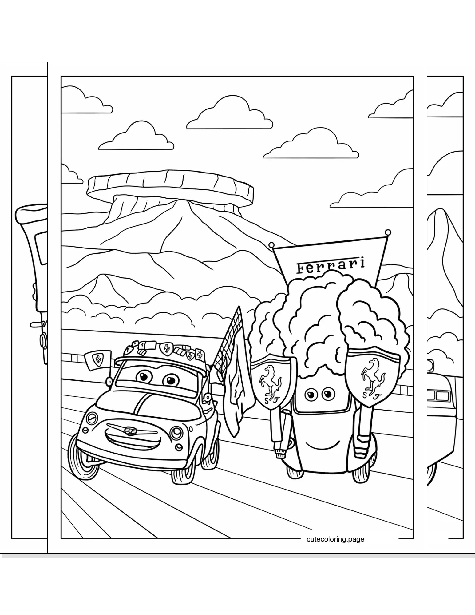 disney cars coloring pages coloring page