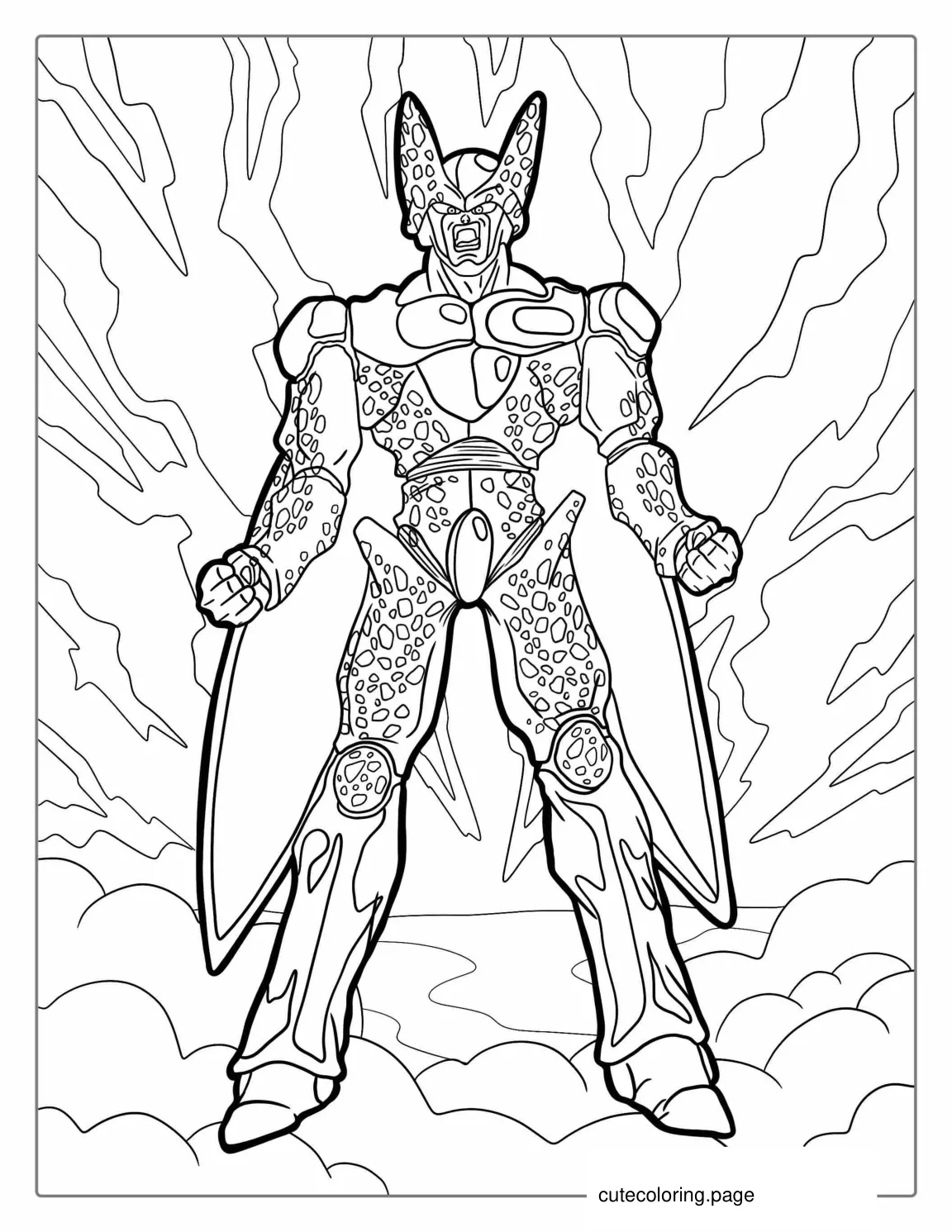 Detailed Coloring Page Of Cell coloring page