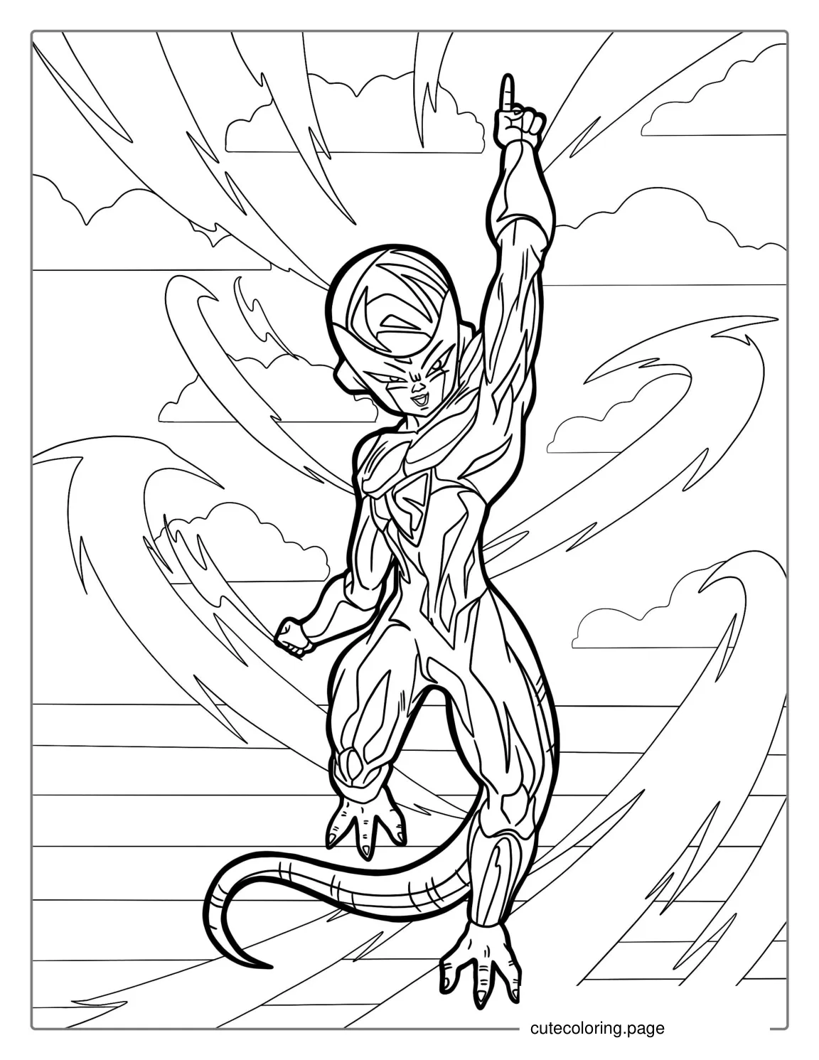 Frieza Coloring Sheet coloring page