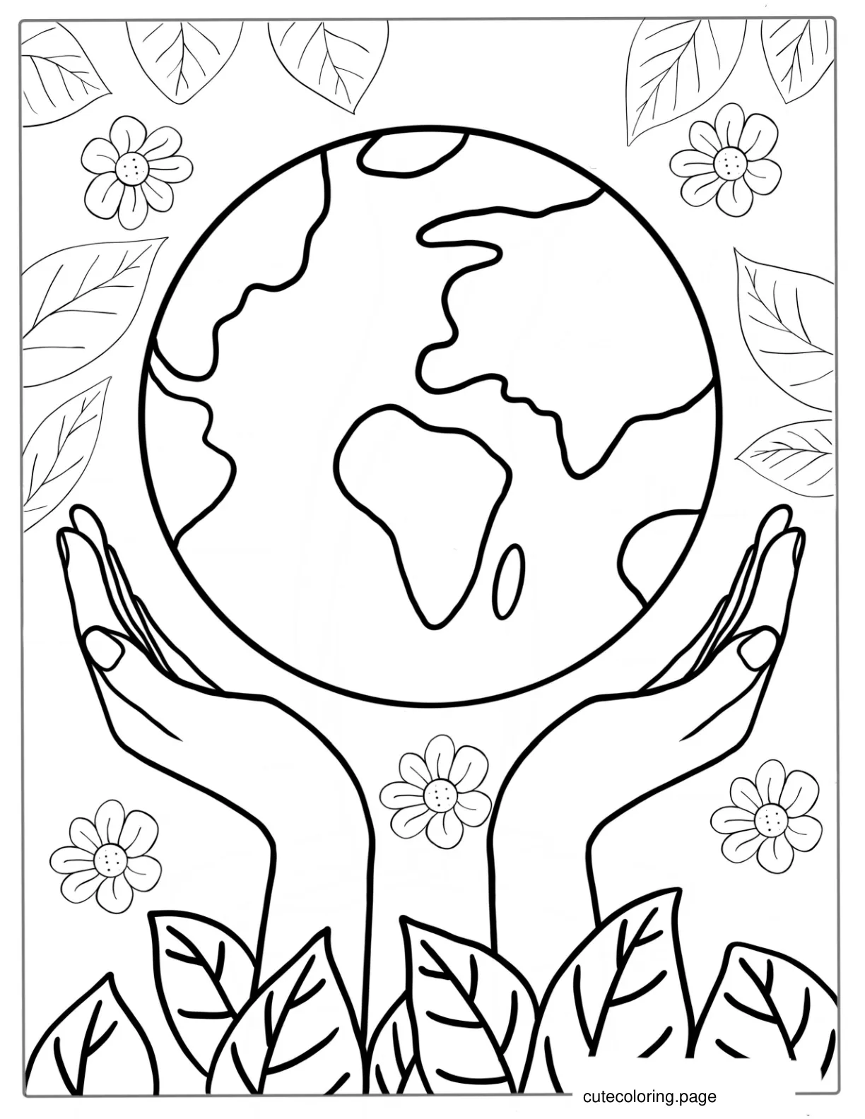 Mother Earth Coloring Page coloring page