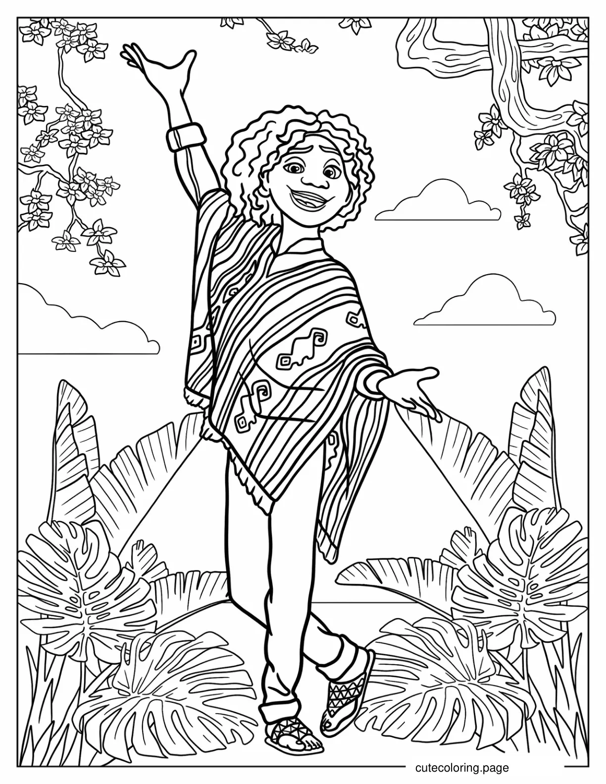 Camilo Madrigal Coloring Sheet coloring page