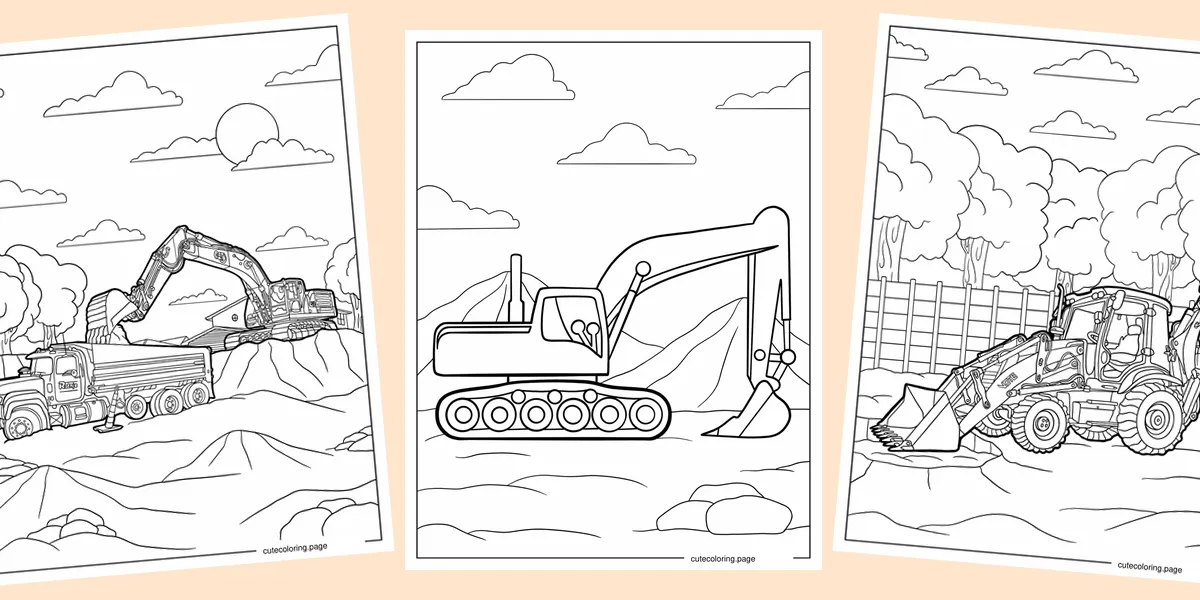 excavator-coloring-pages