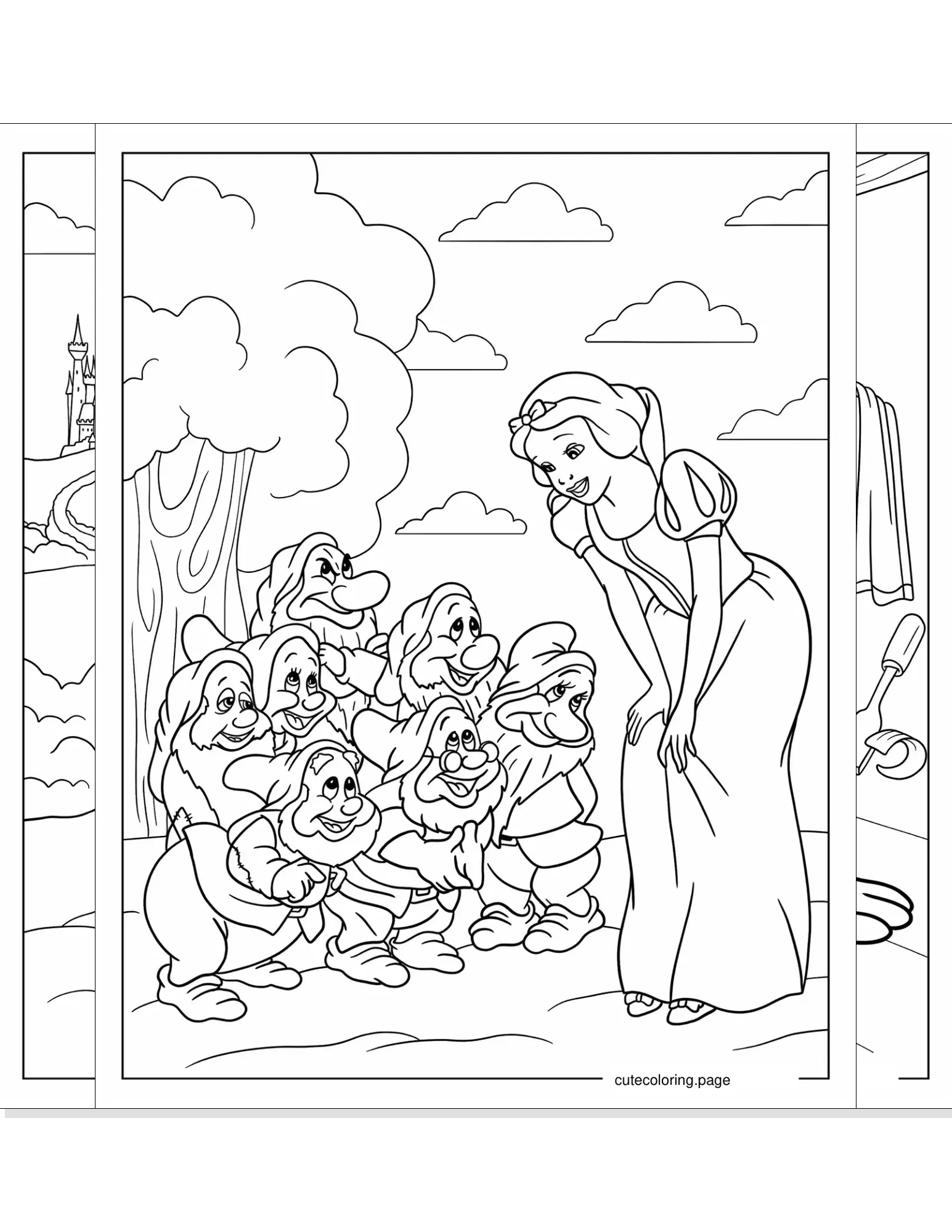 fairy tale coloring pages coloring page