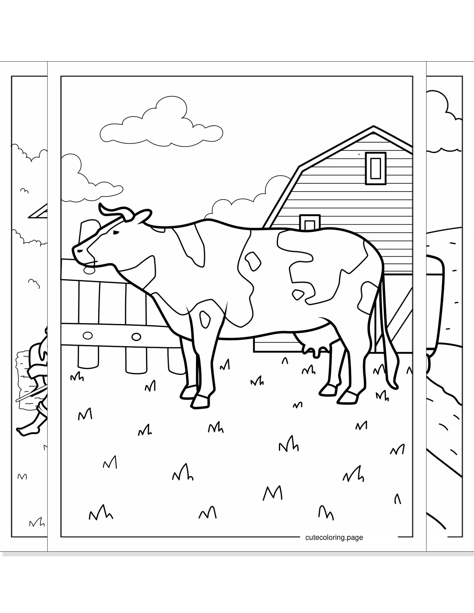 farm coloring pages coloring page