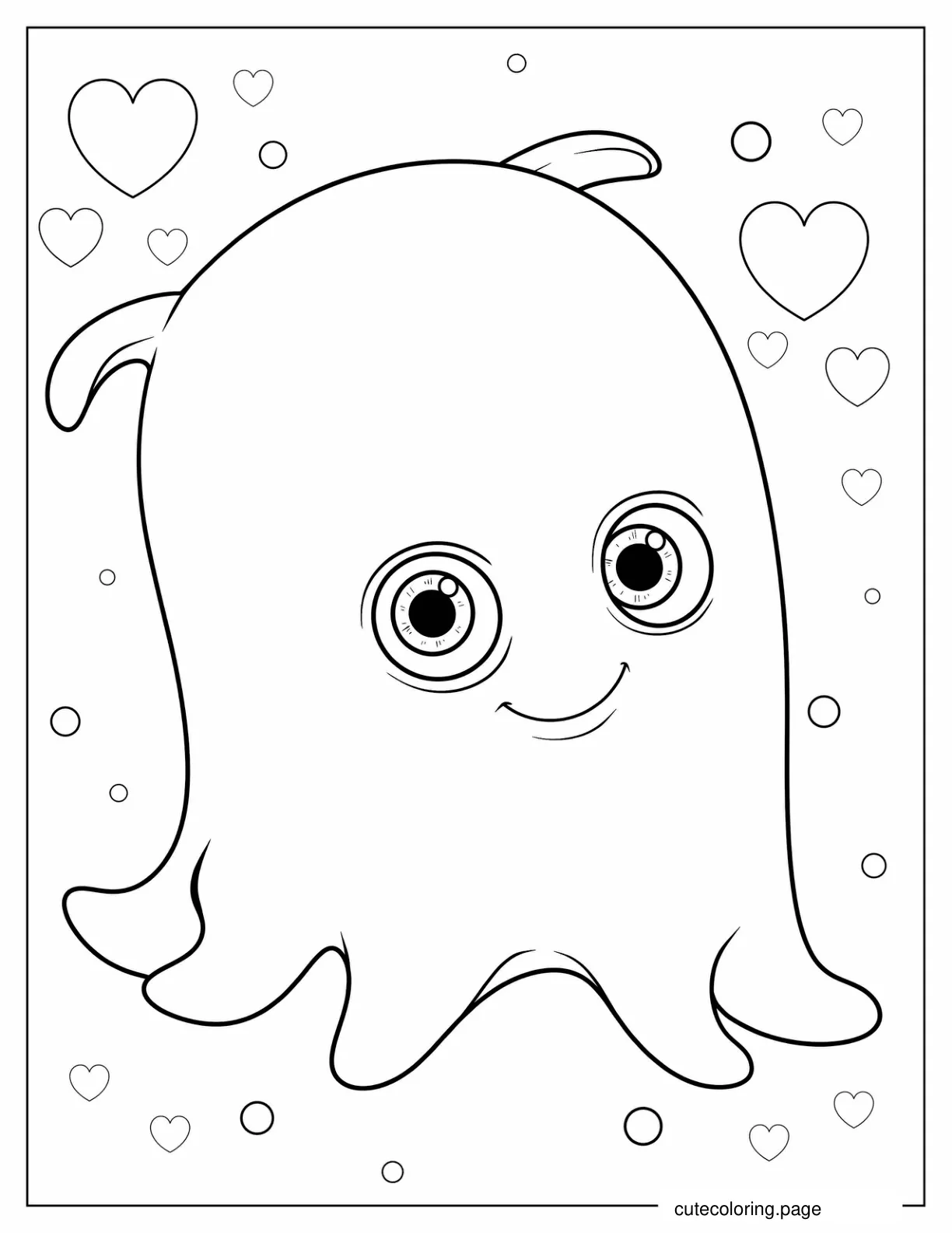 Cute Coloring Page Of Pearl From Finding Nemo coloring page