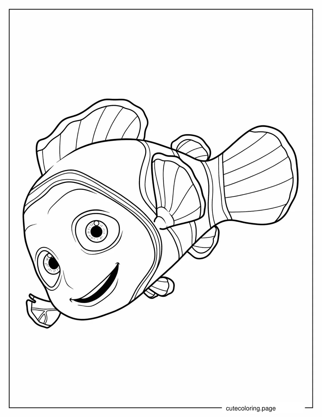 Nemo Coloring Page For Kids coloring page