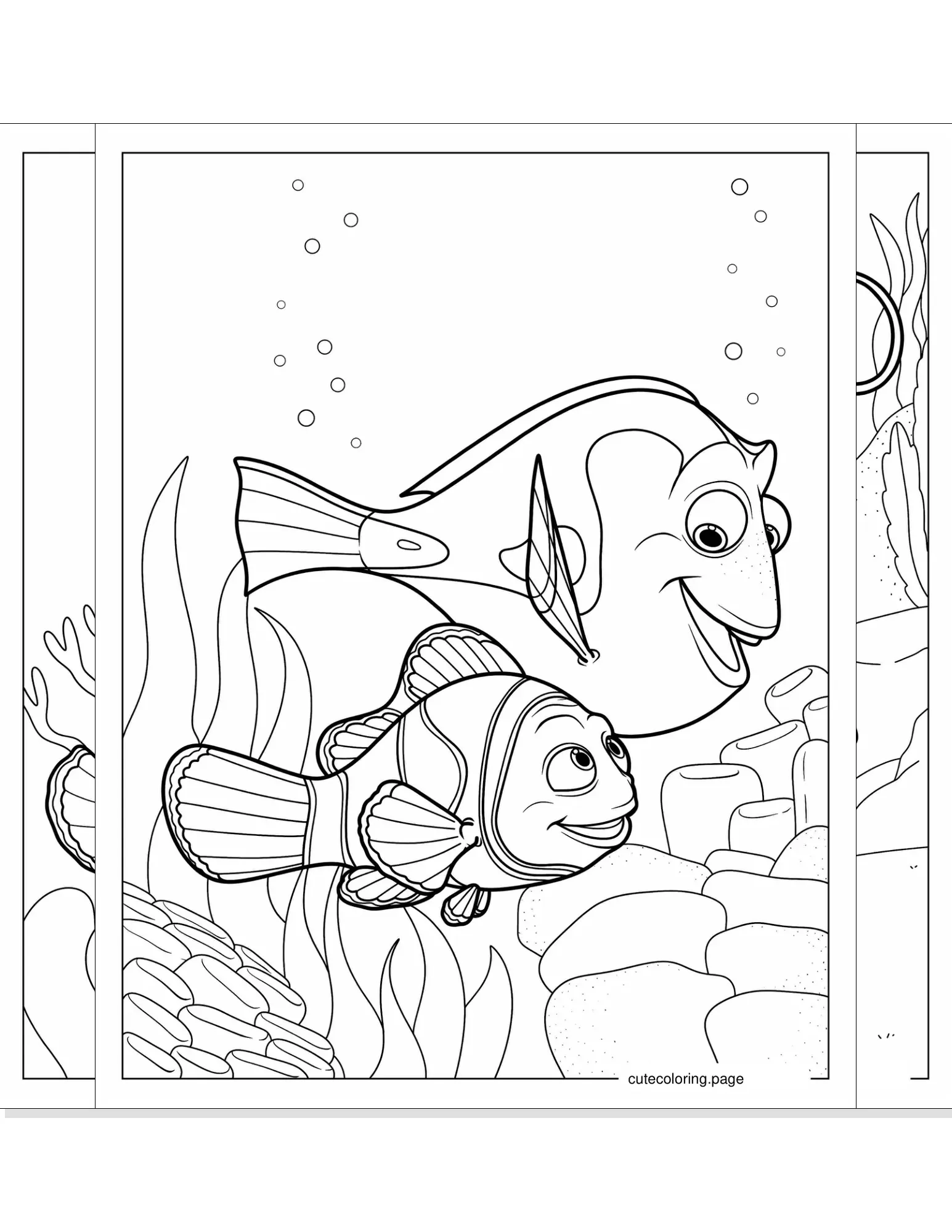 finding nemo coloring pages coloring page