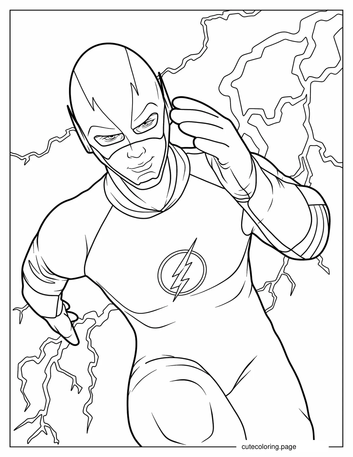 Coloring Page Of The Flush Running Through Time coloring page