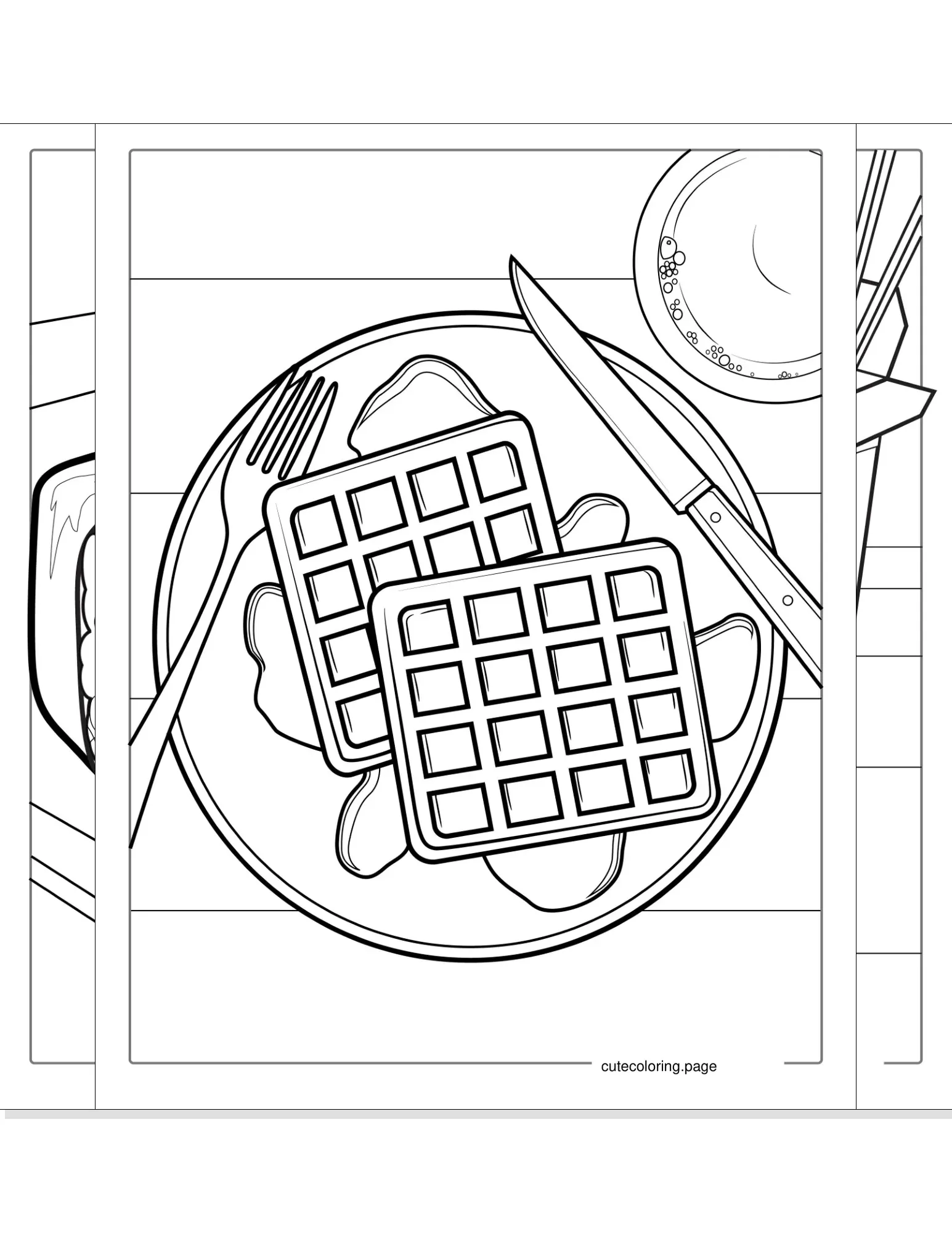 food coloring pages coloring page