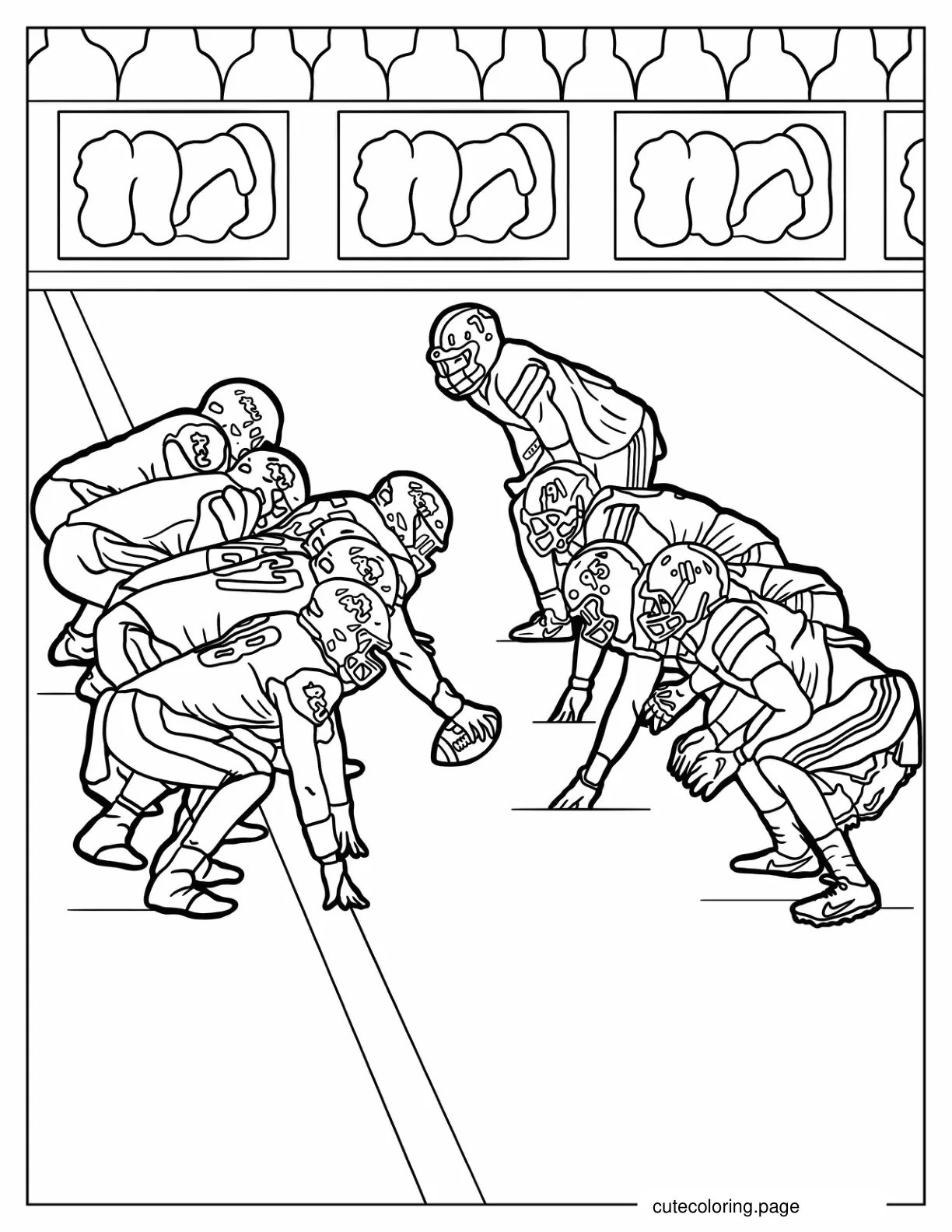 Offensive Guard Players To Color coloring page