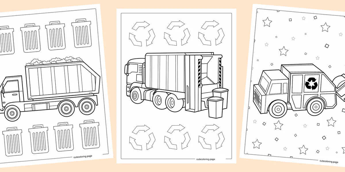 garbage-truck-coloring-pages