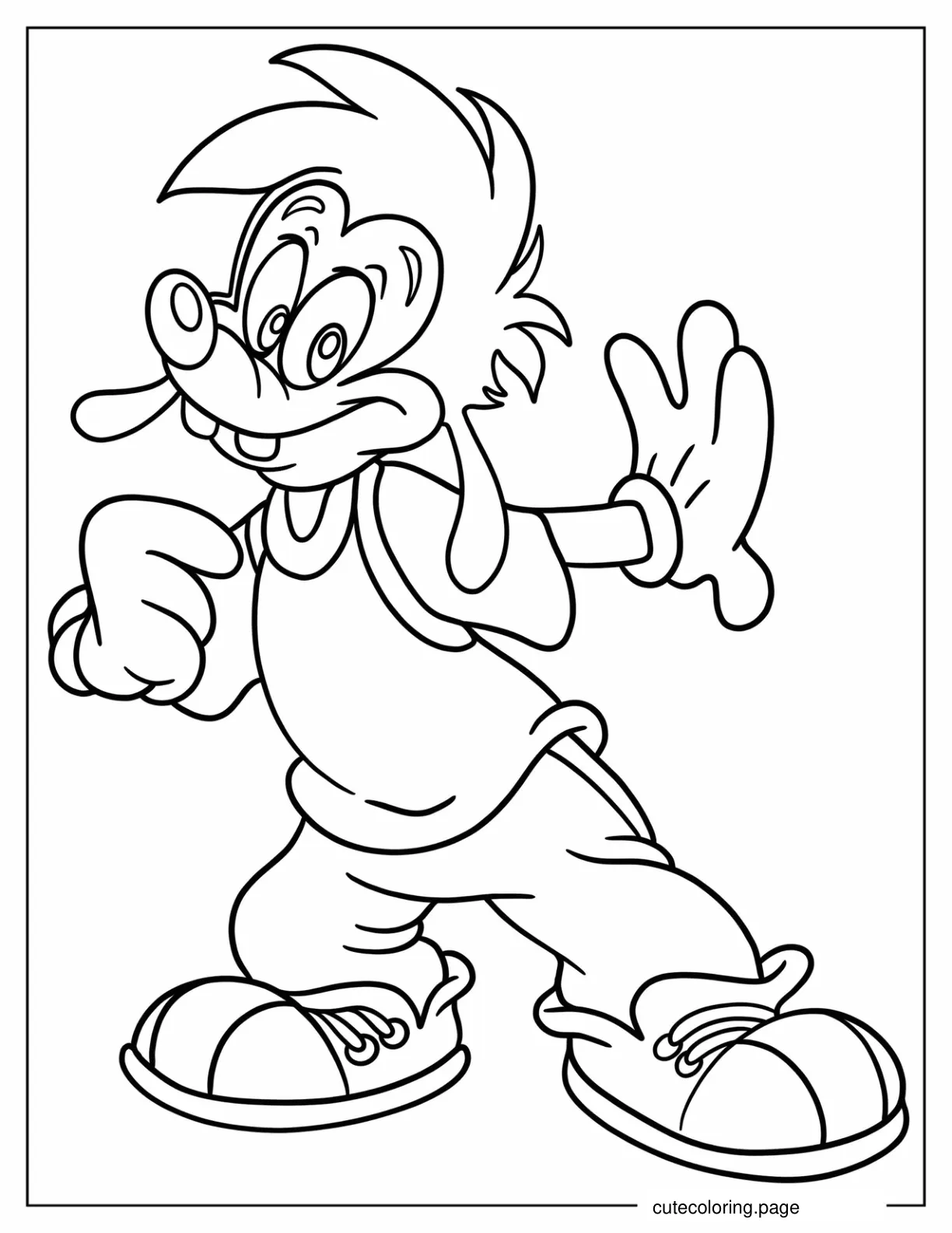 Easy Coloring Sheet Of Young Max coloring page