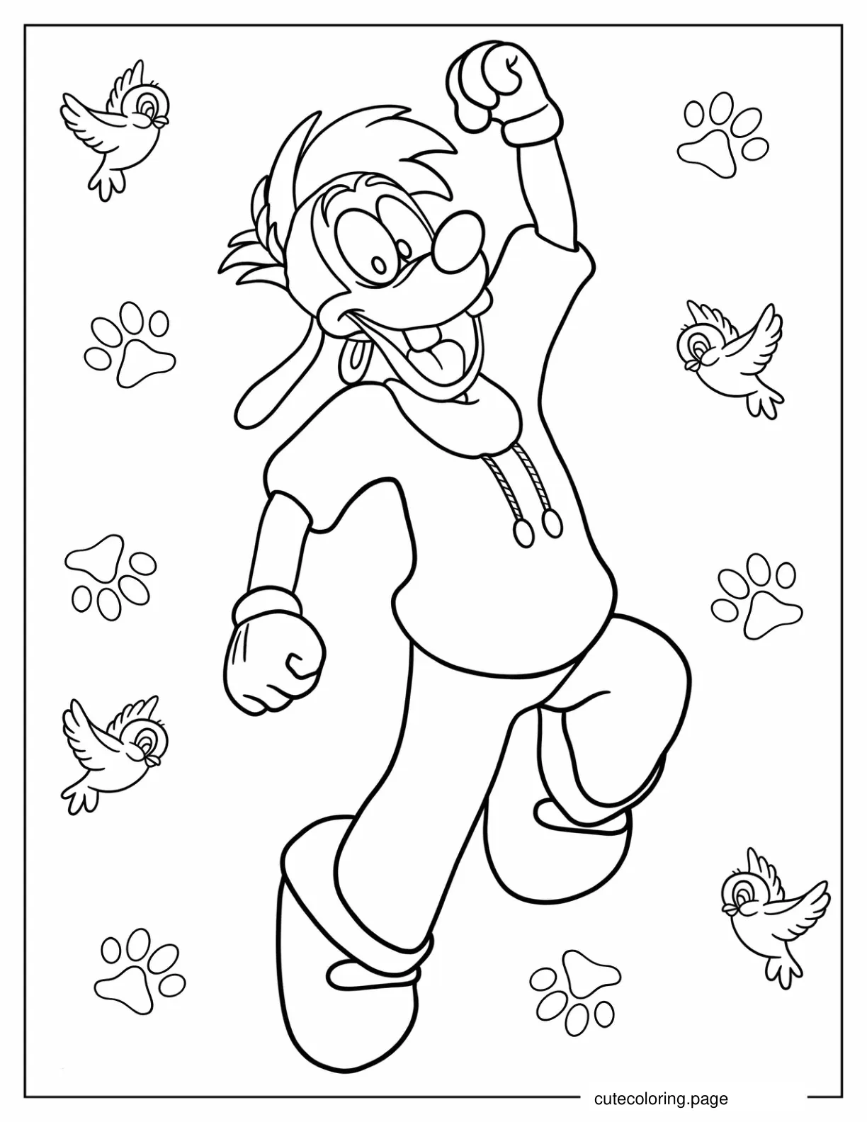 Teenage Max With First In The Air Coloring In coloring page