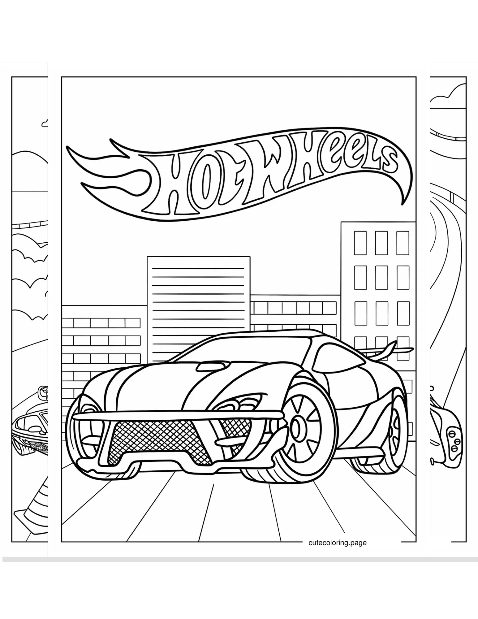 hot wheels coloring pages coloring page