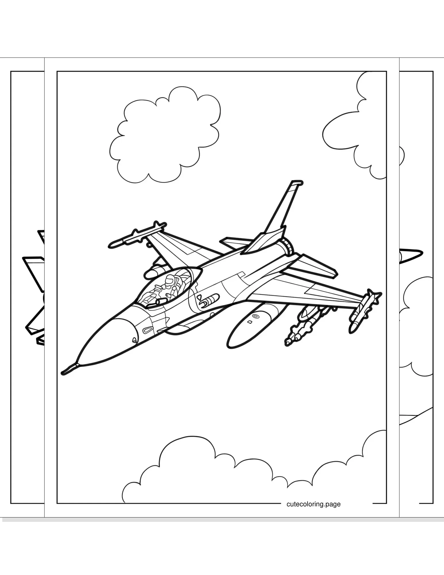 jet coloring pages coloring page