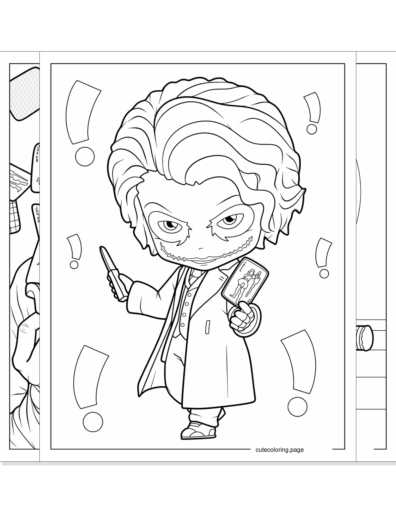 joker coloring pages coloring page