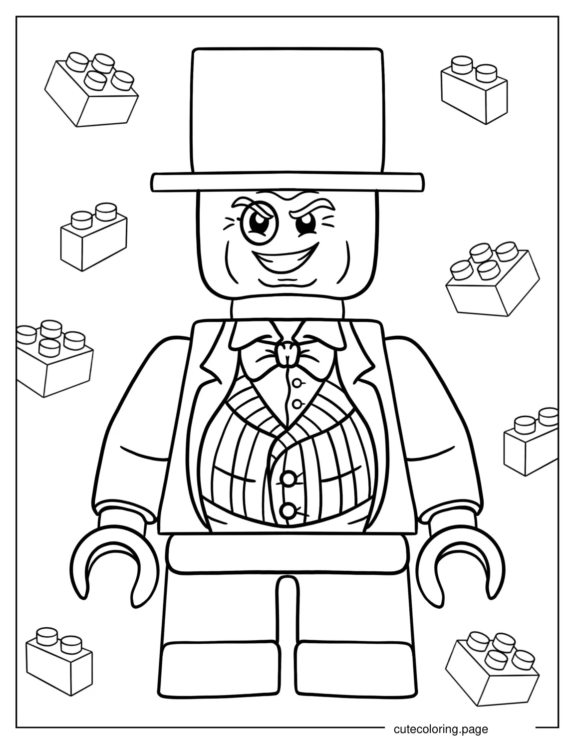 Coloring Page Of Lego Penguin coloring page