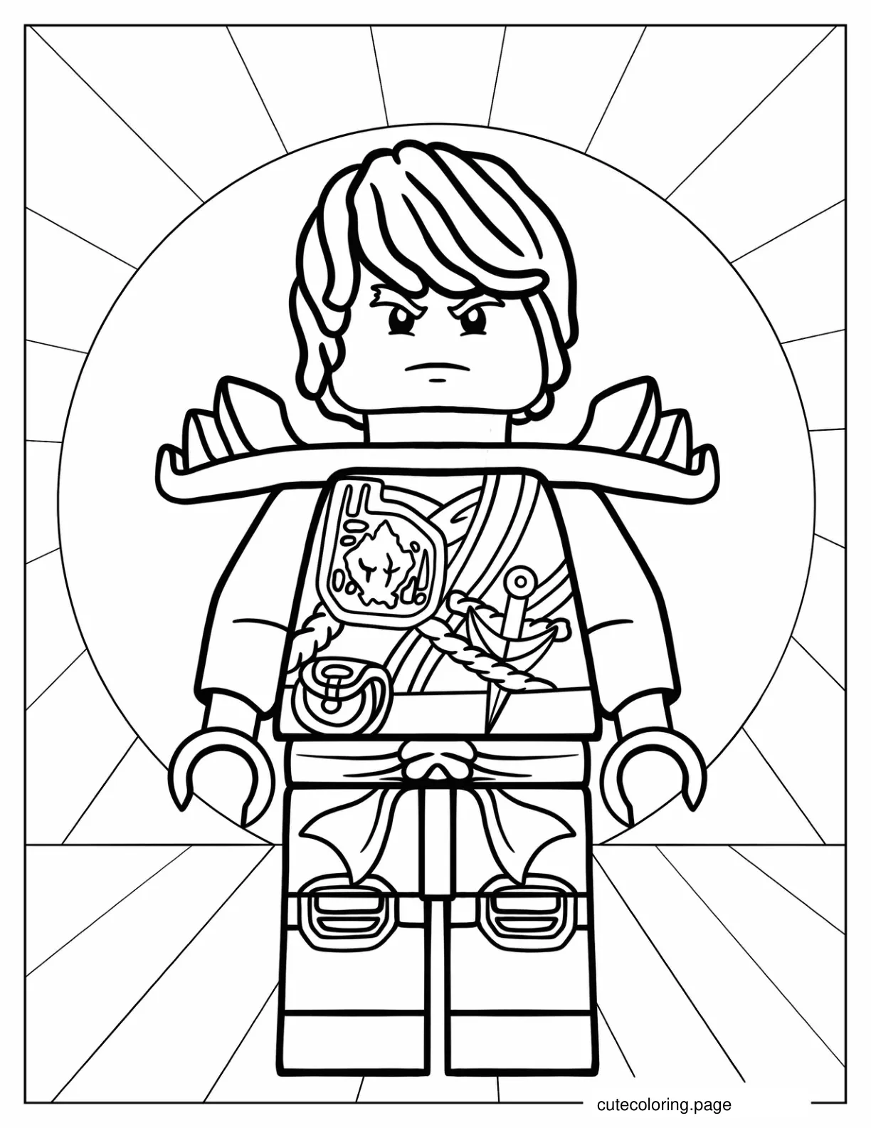 Angry Lego Ninjago Cole Coloring In coloring page