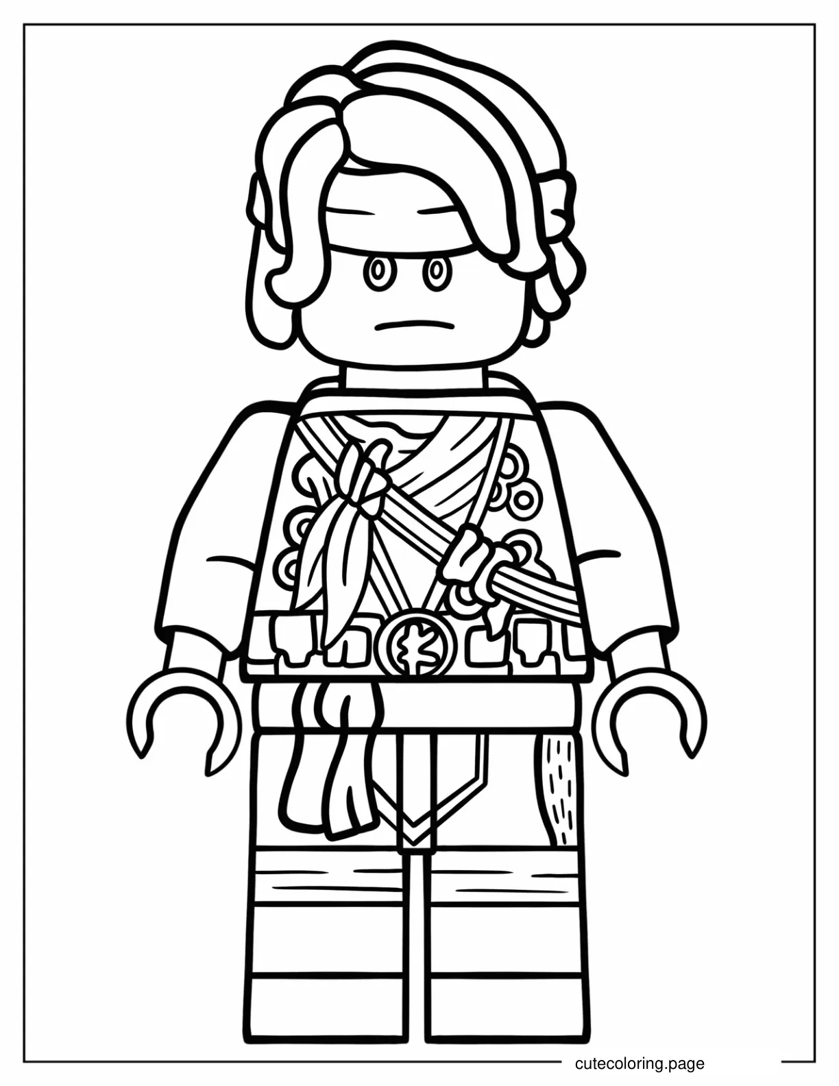 Lego Llyod Coloring Sheet For Preschoolers coloring page