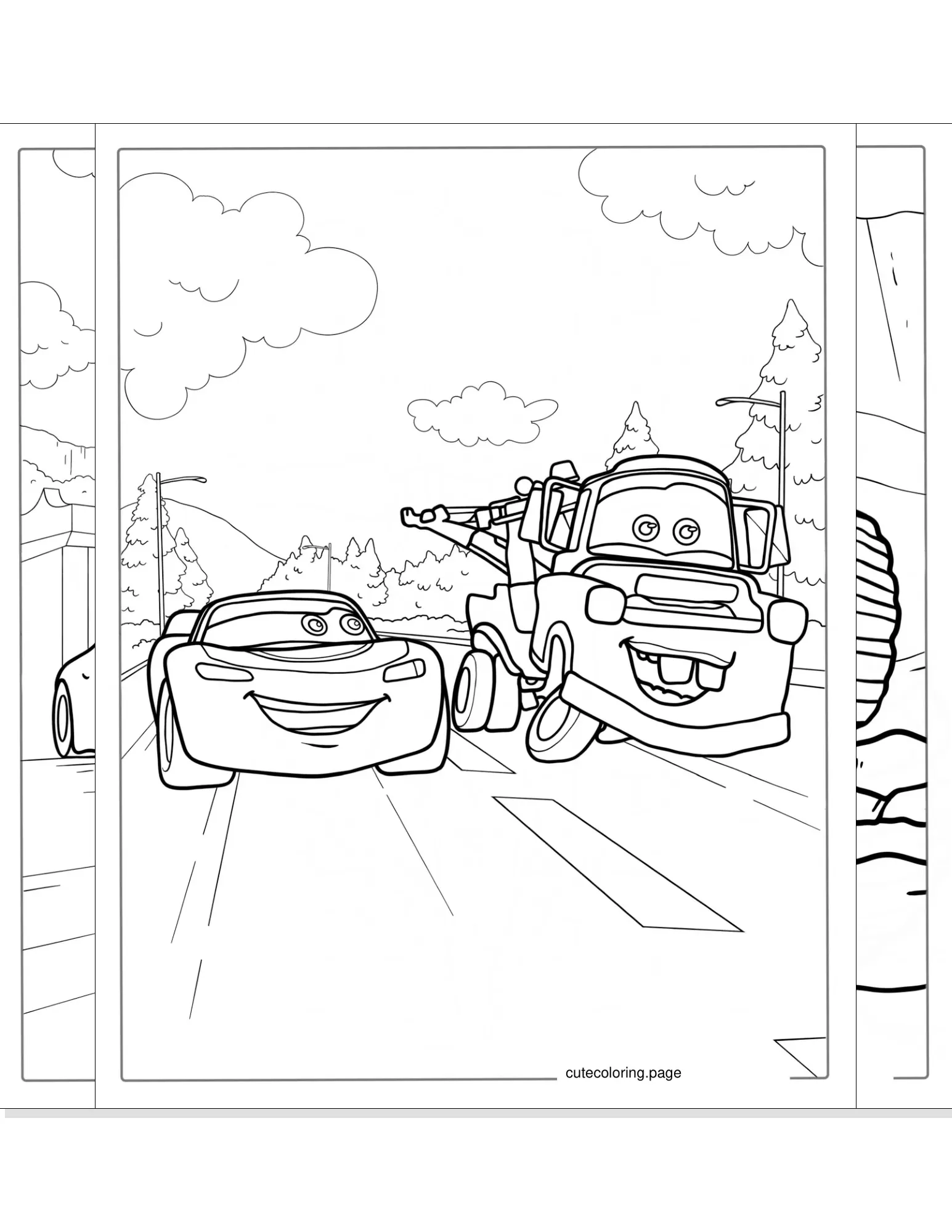 lightning mcqueen coloring pages coloring page