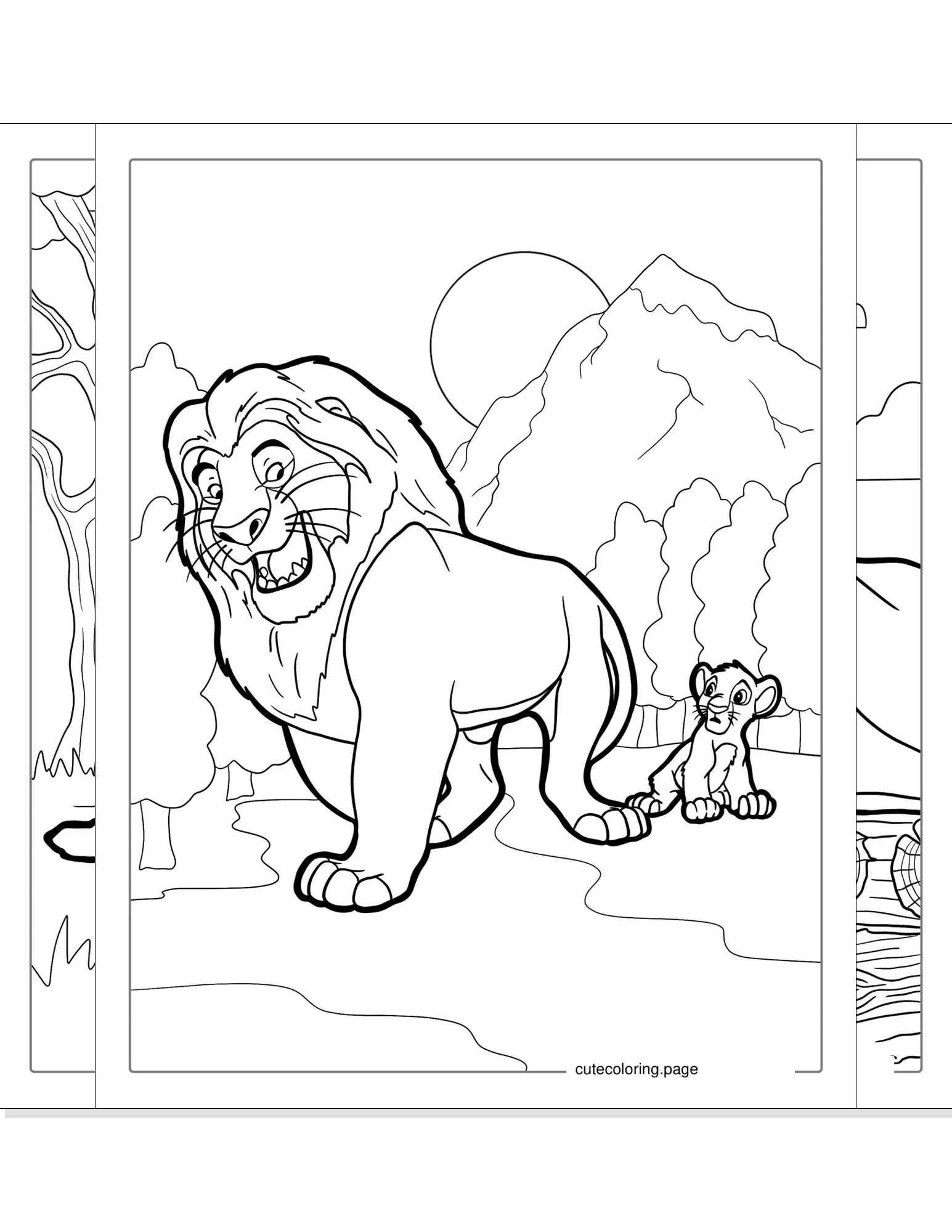 lion coloring pages coloring page