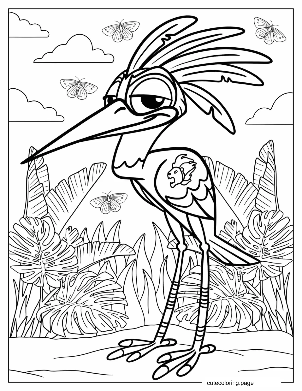 Adult Ono Coloring Sheet coloring page